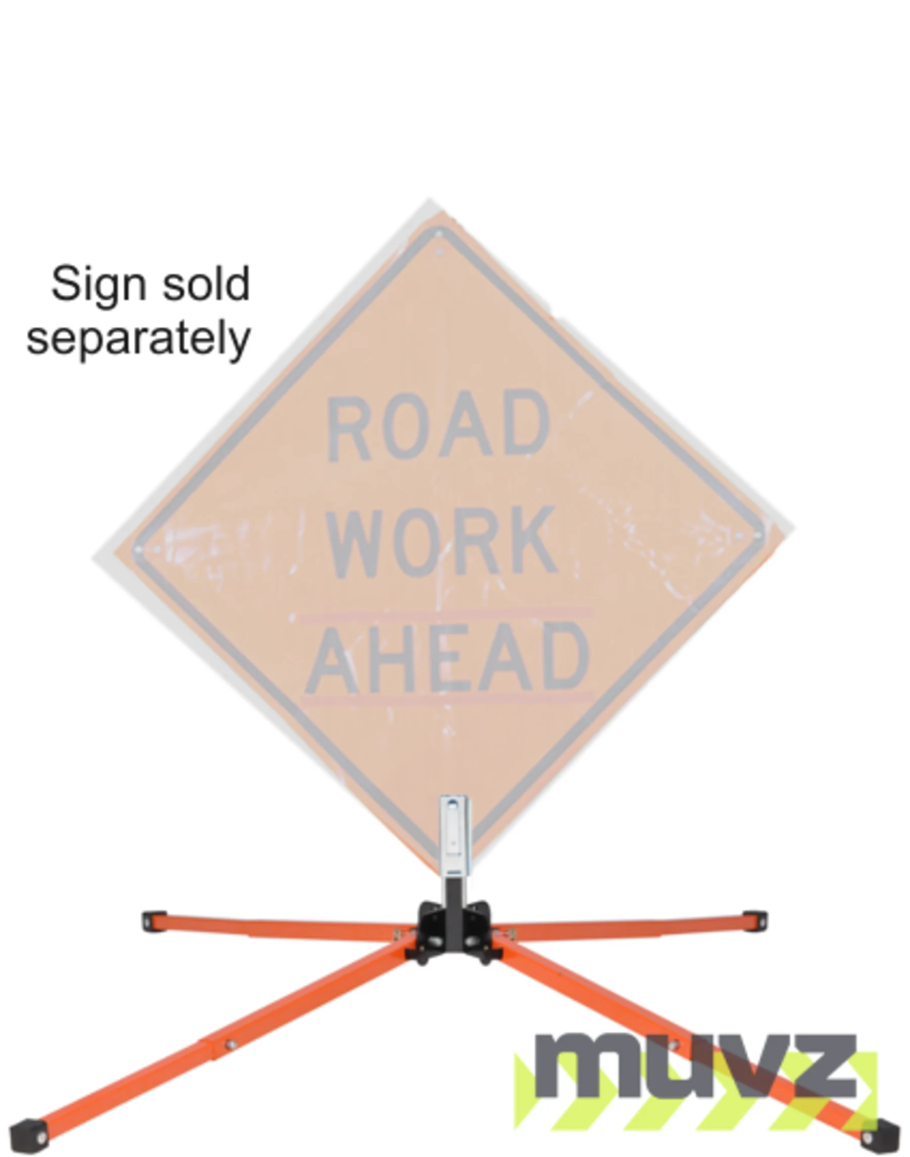 Springless Sign Stand w/ \"Auto-Latch\" Bracket