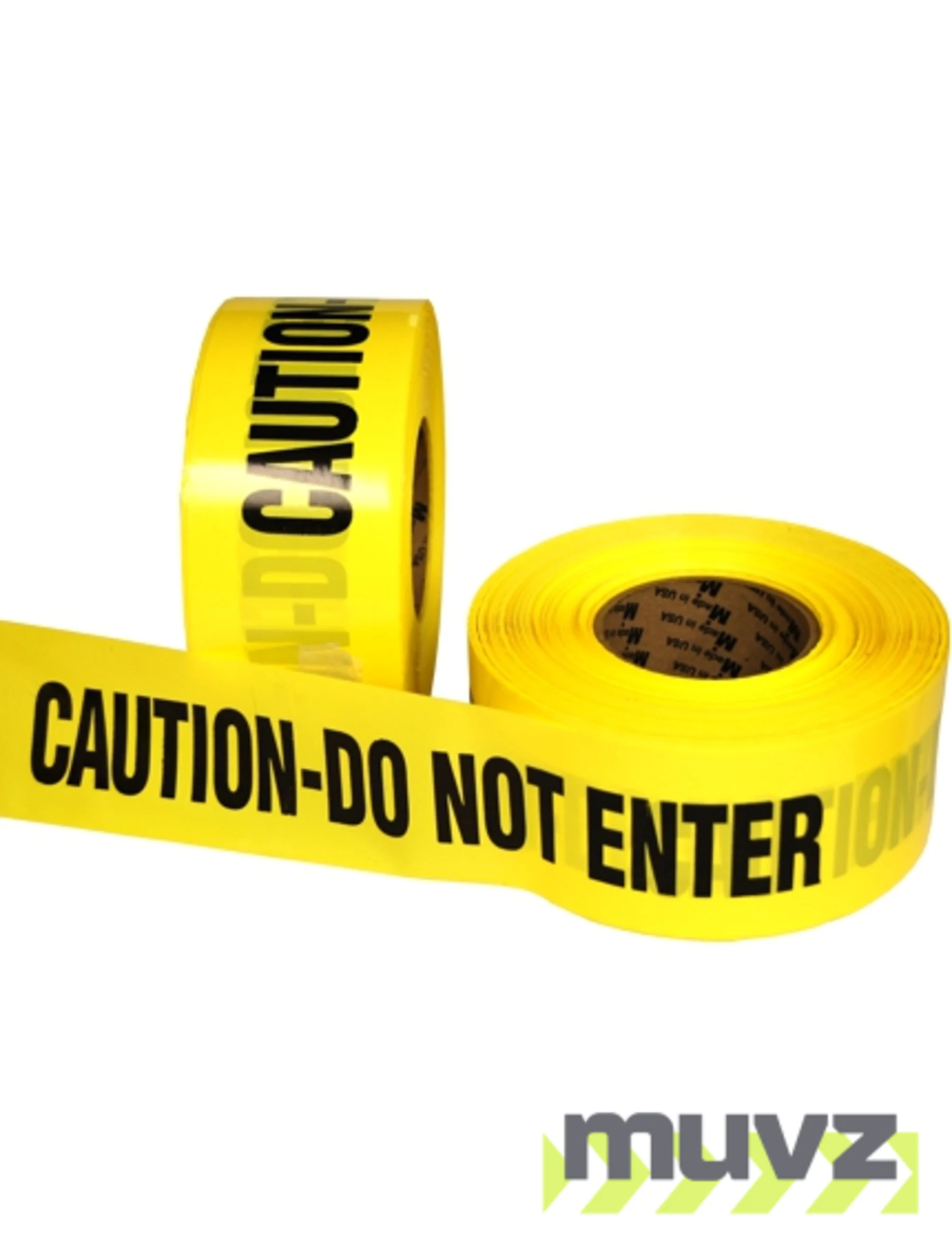 3\" x 1000\u0027 Yellow, Barrier Tape \"CAUTION DO NOT ENTER\"
