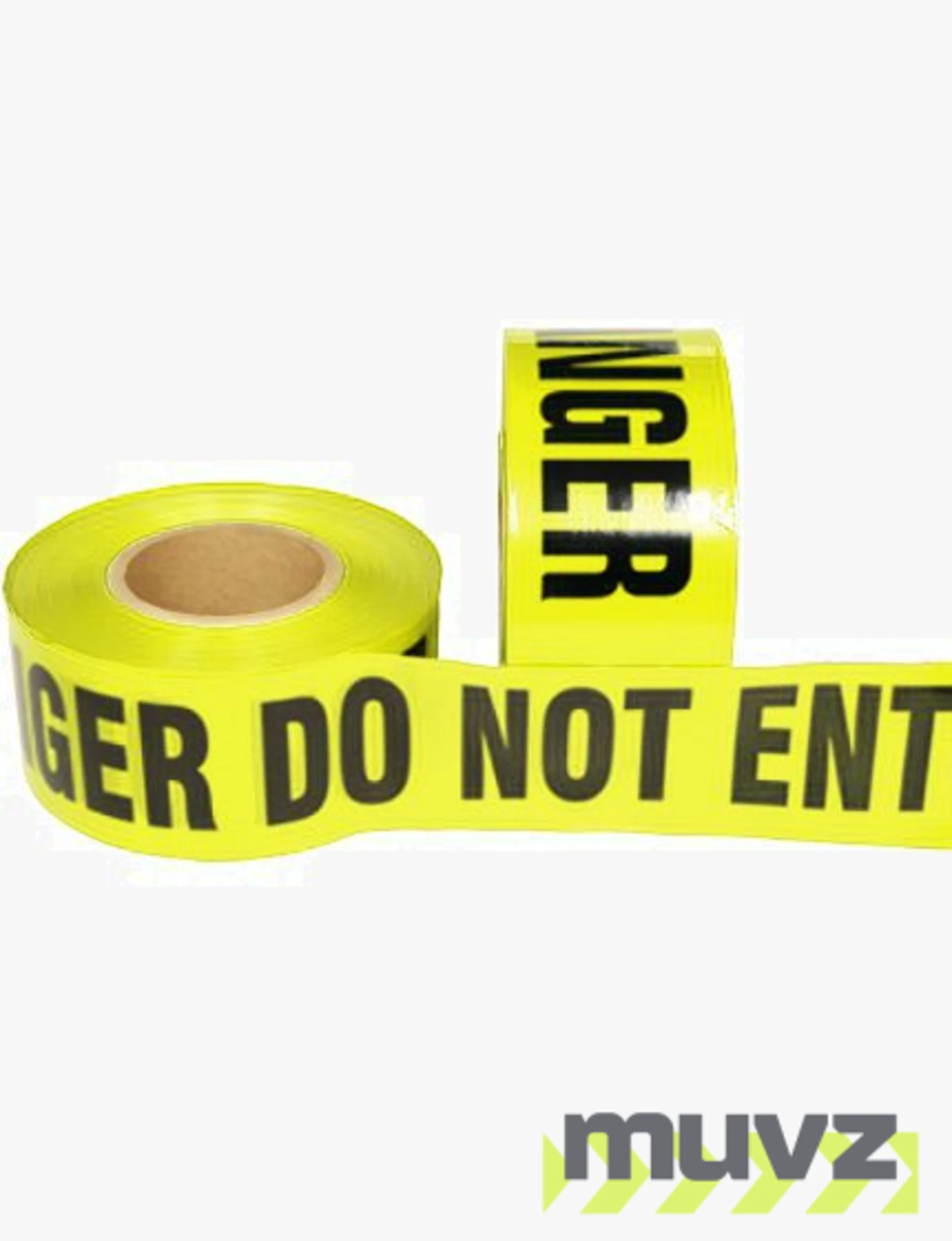 3\" x 1000\u0027 Yellow, Barrier Tape \"DANGER DO NOT ENTER\"