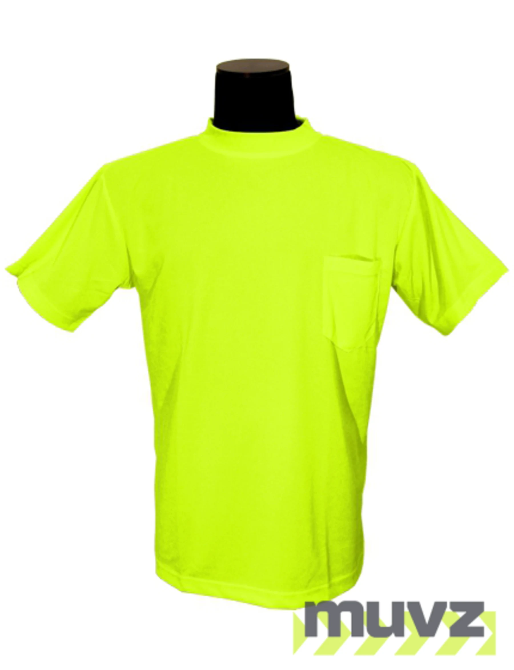 LIME, High Visibility, Microfiber Polyester T-Shirt, 2XL