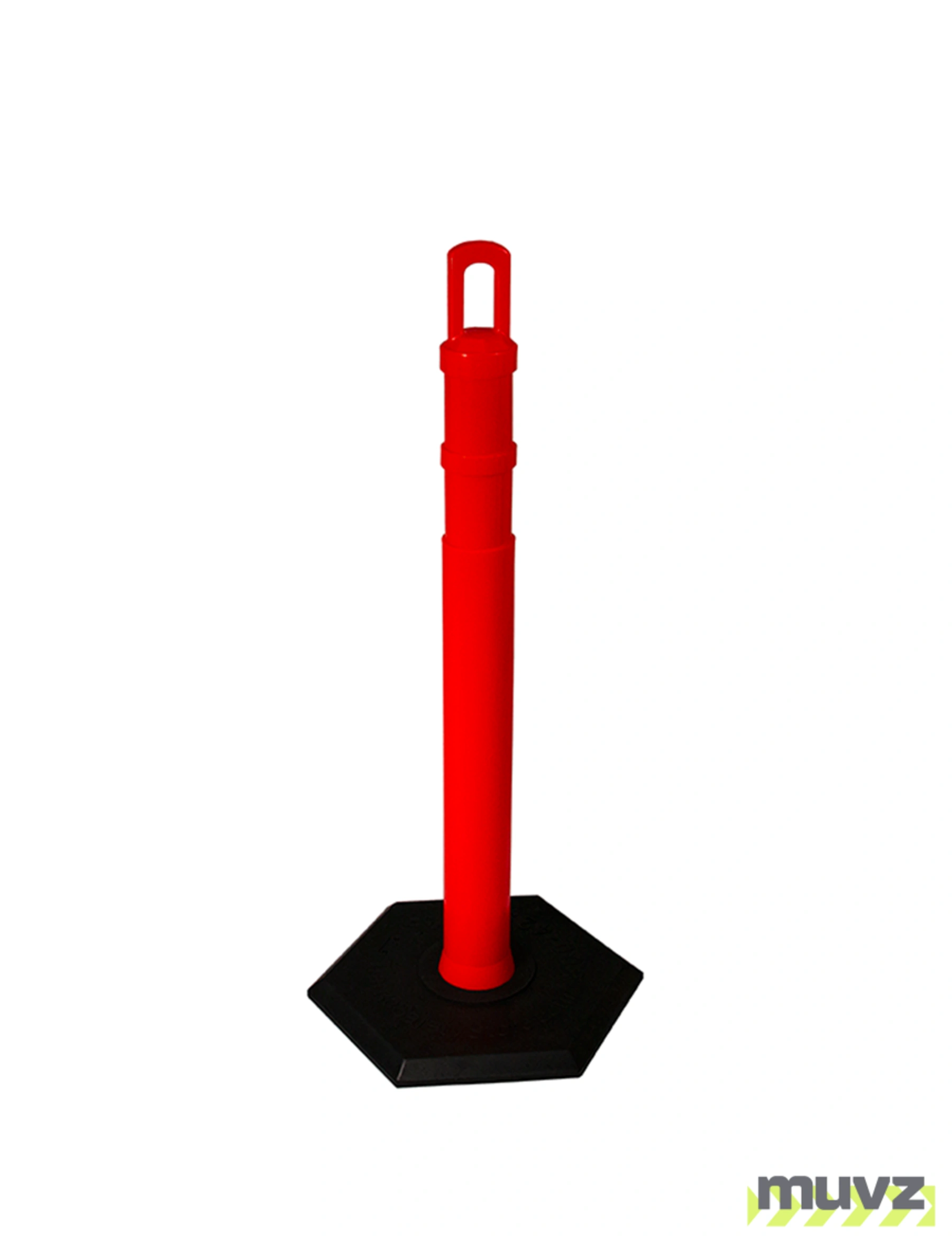 42\" ORANGE \u0027JBC Arch-Top\u0027 Tube with 8lb Base