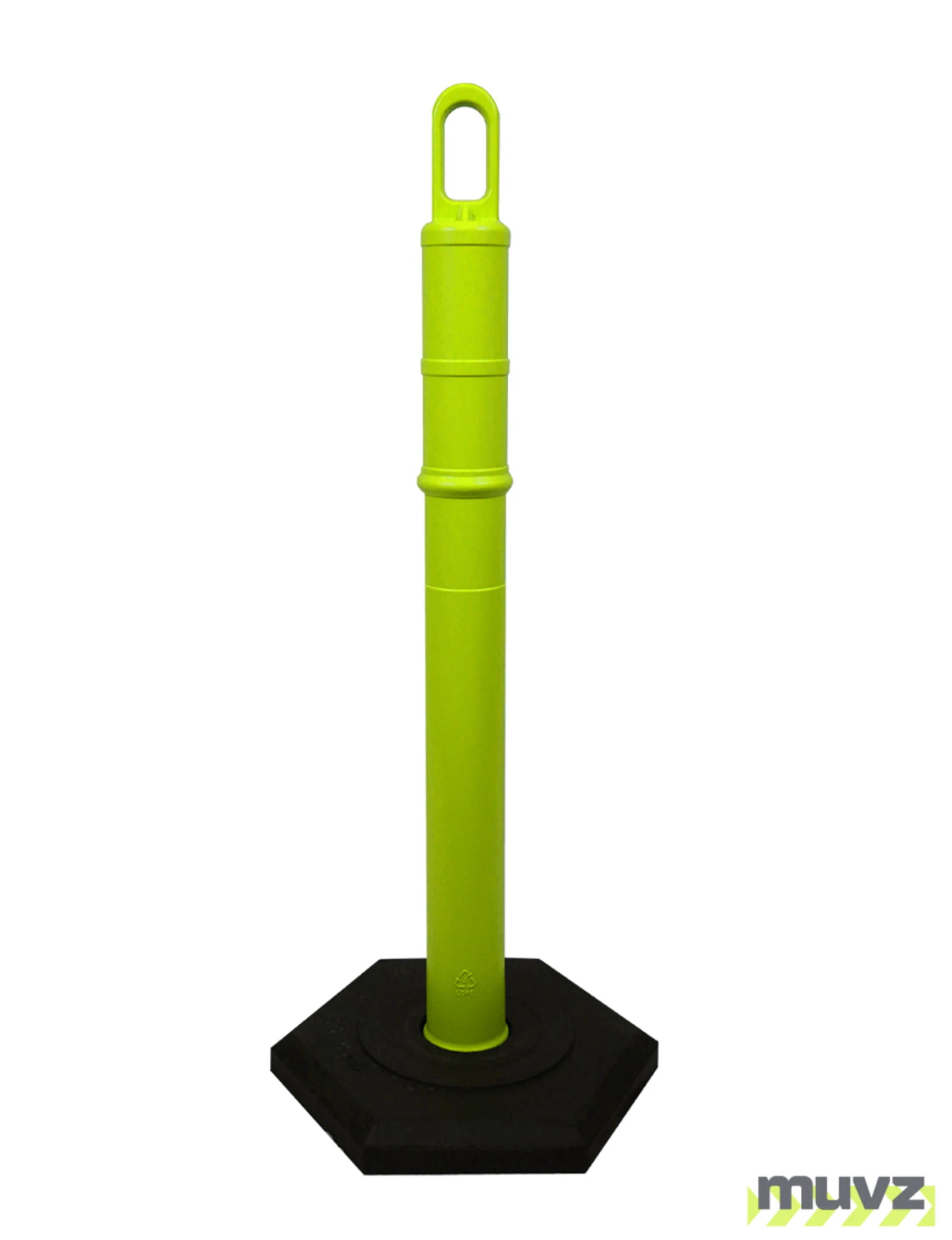 42\" LIME Looper Tube with 18 Lb. Base