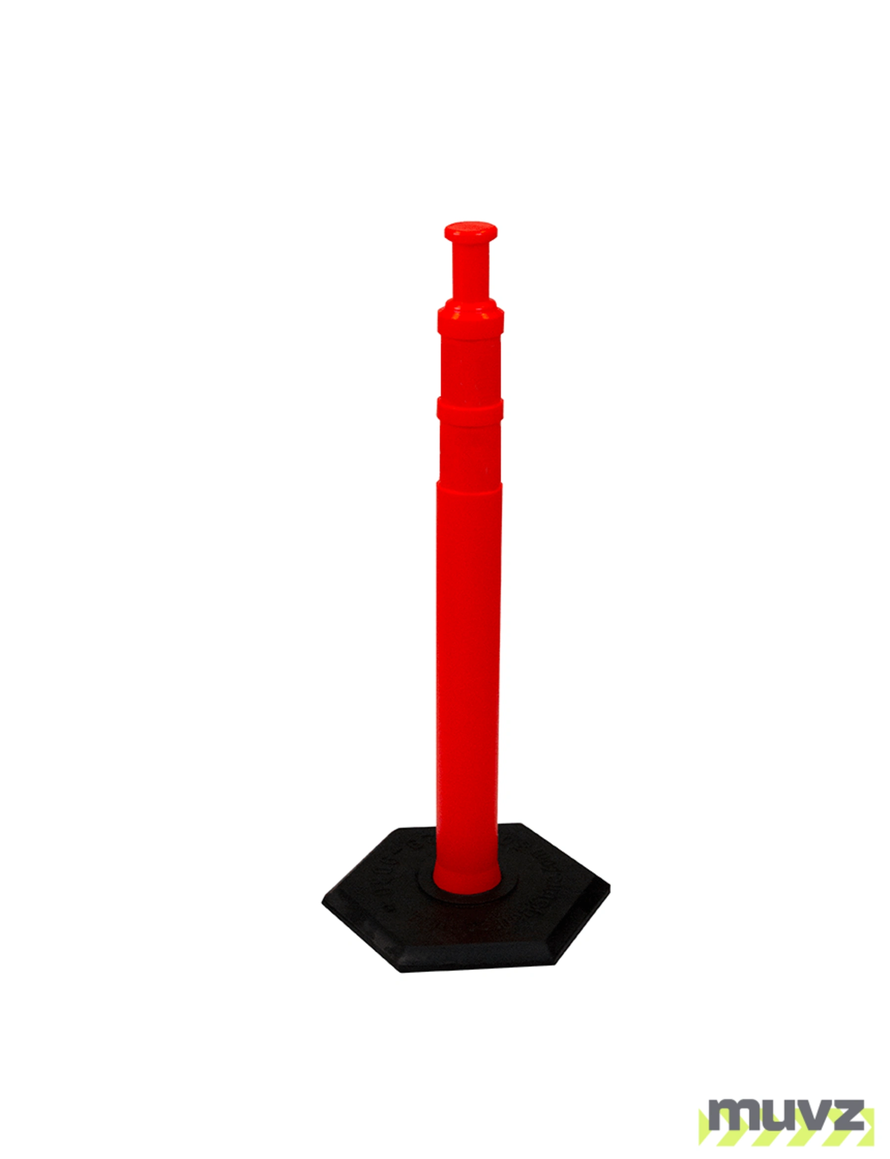 42\" \u0027Flat Top\u0027 Delineator Tube with 18 Lb. Base