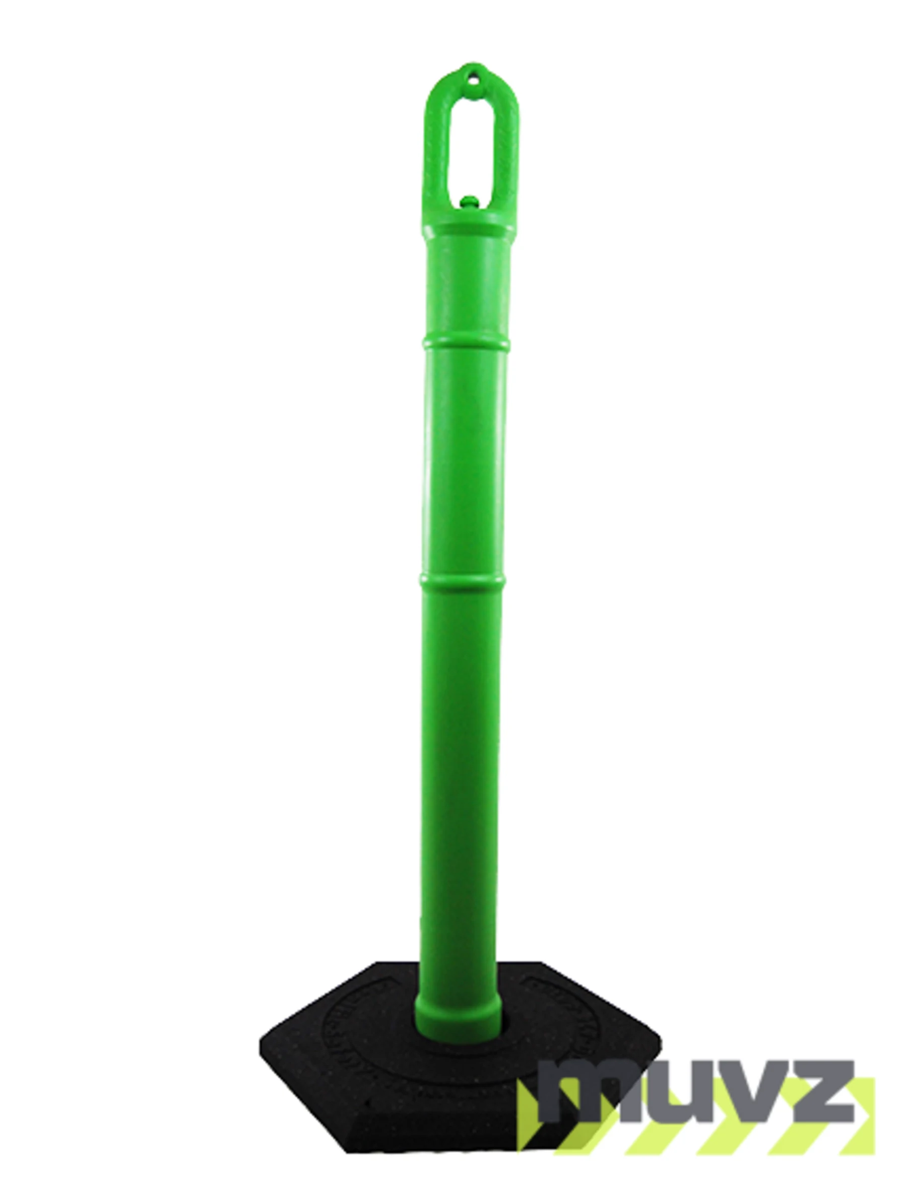 42\" GREEN Ringtop Tube with 8 Lb. Base