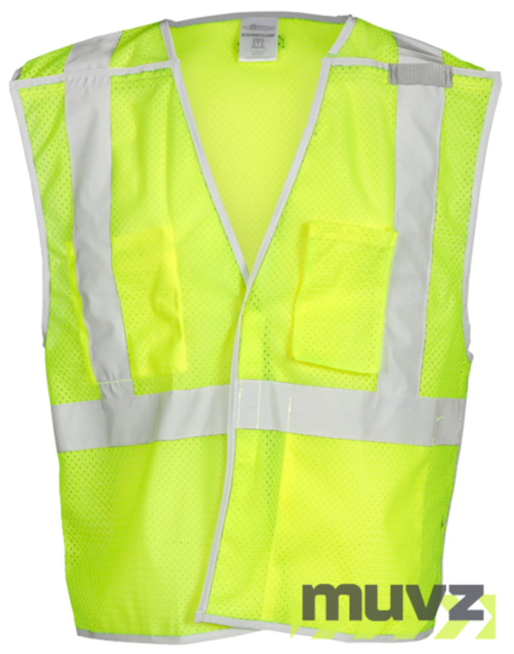 Lime Brilliant Series Breakaway Mesh Vest