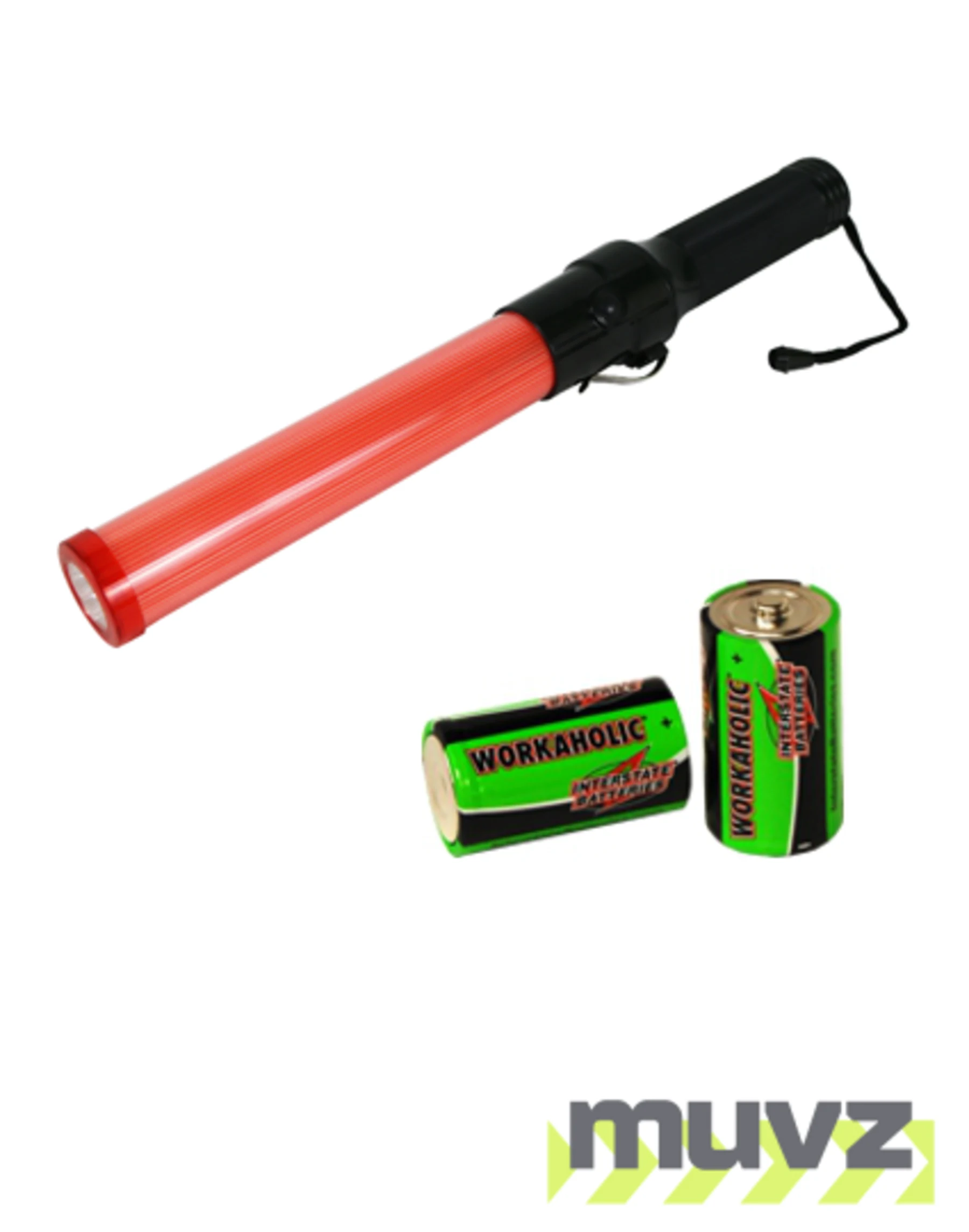 9\" LED Traffic Wand with two (2) D-Cell Batteries