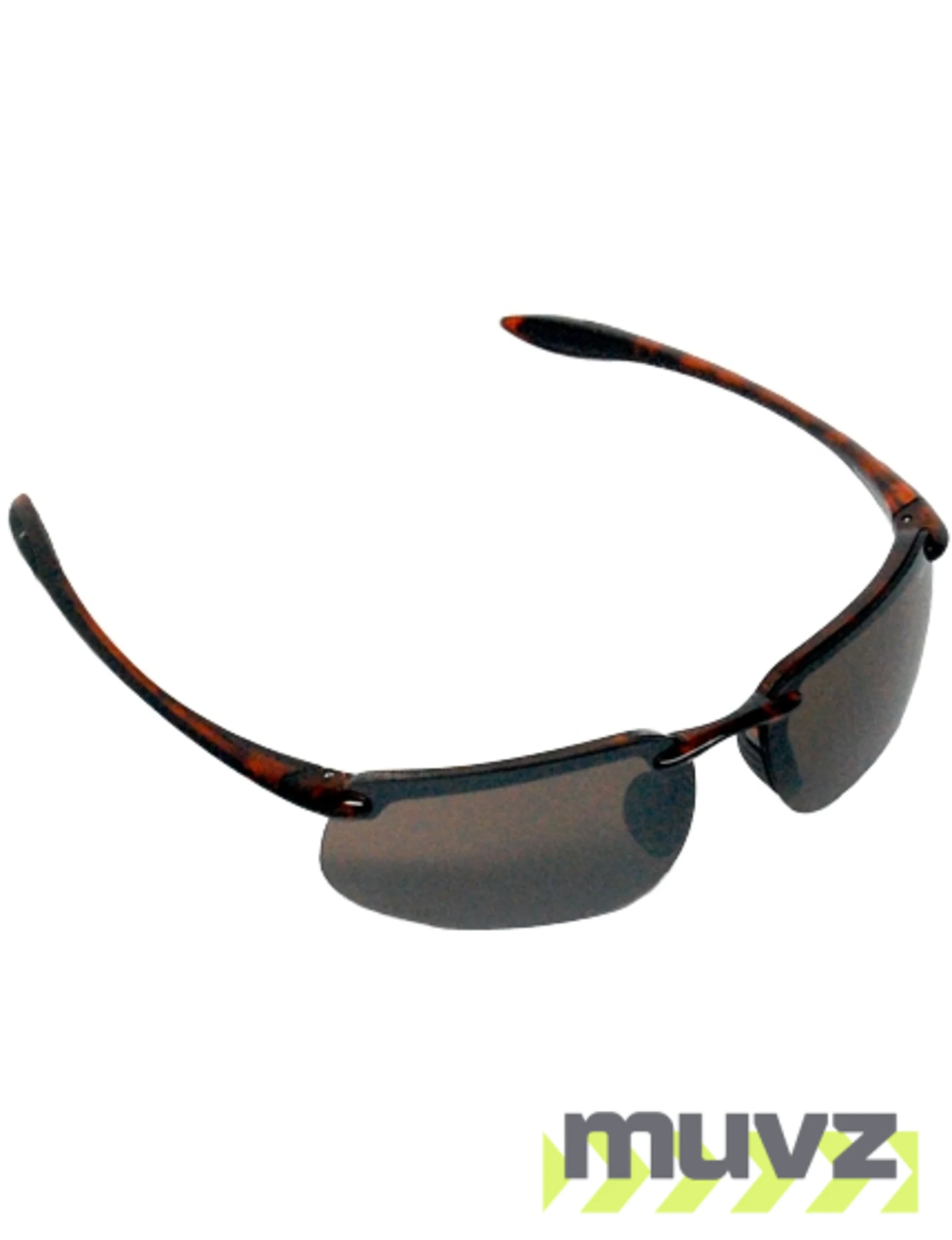 Z87+ Safety Sunglasses (rectangular lens, tortoise frame, HD brown/flash mirror anti-fog lens)