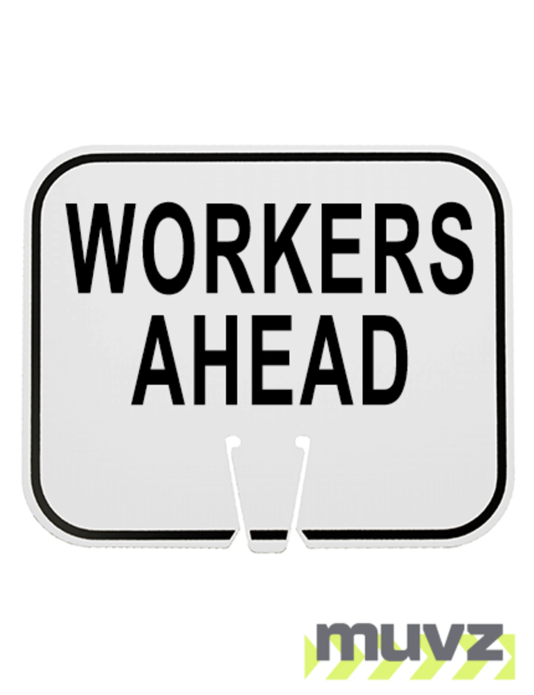 Horizontal, Non-Reflective, Clip-On-Sign