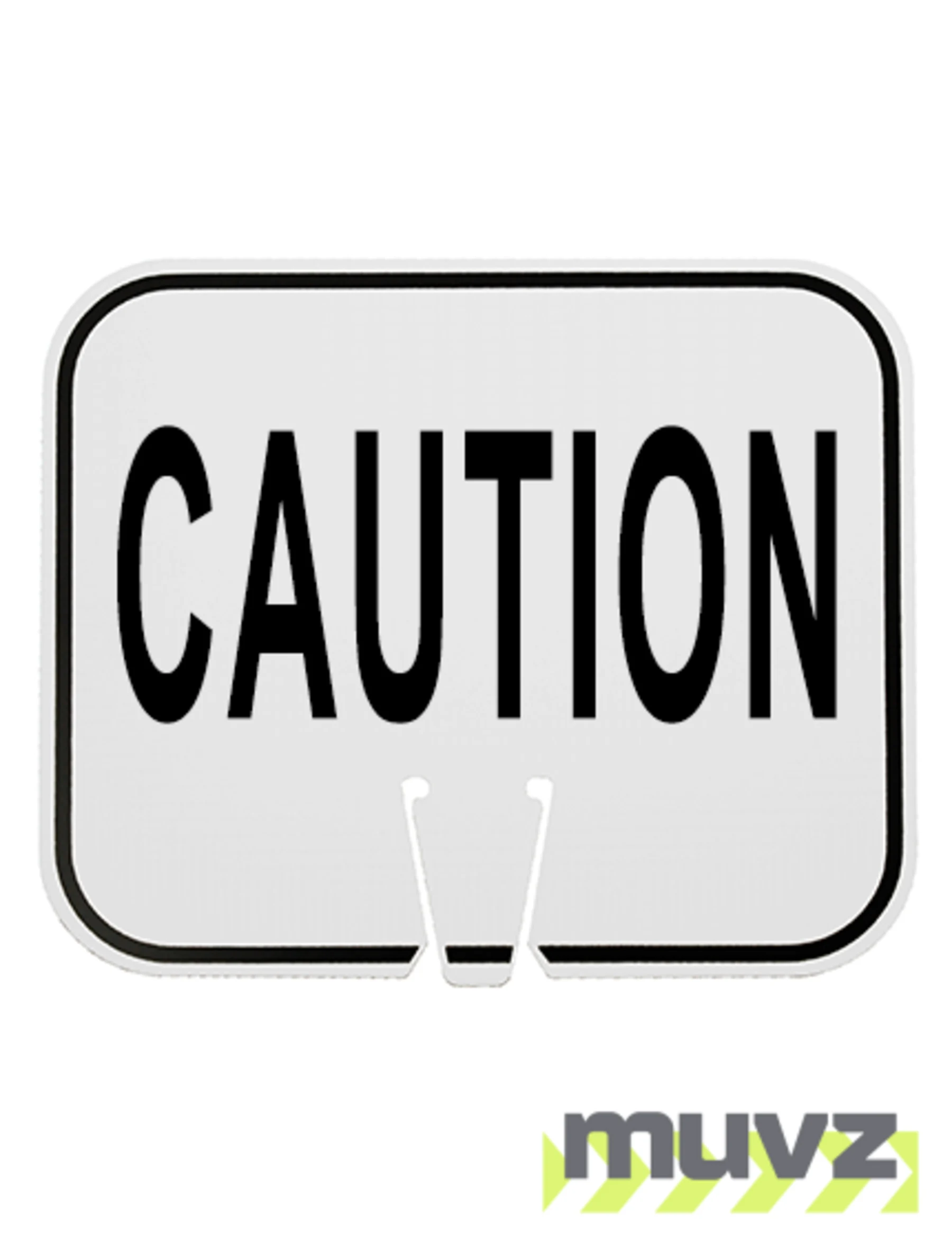 Horizontal, Non-Reflective, Clip-On-Sign