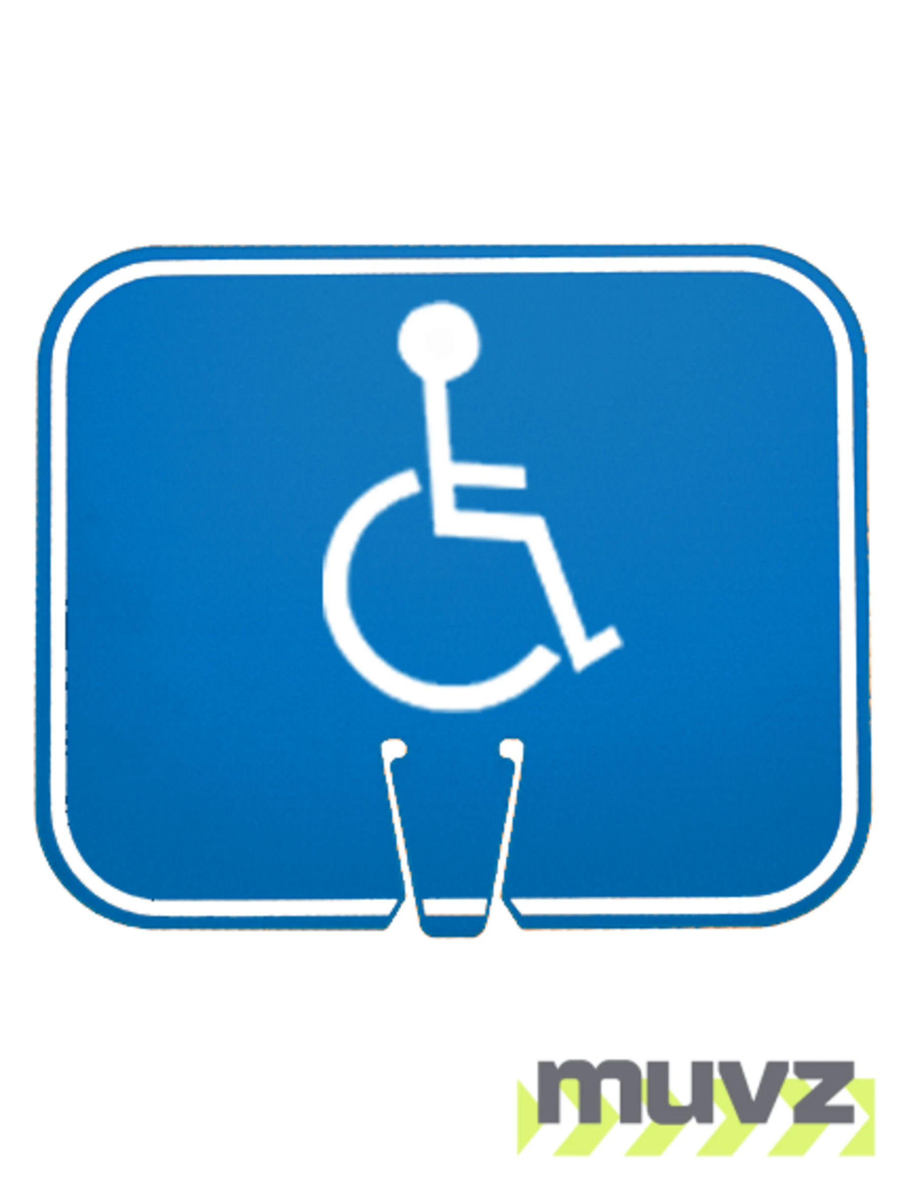 Horizontal, Reflective, Clip-On-Sign