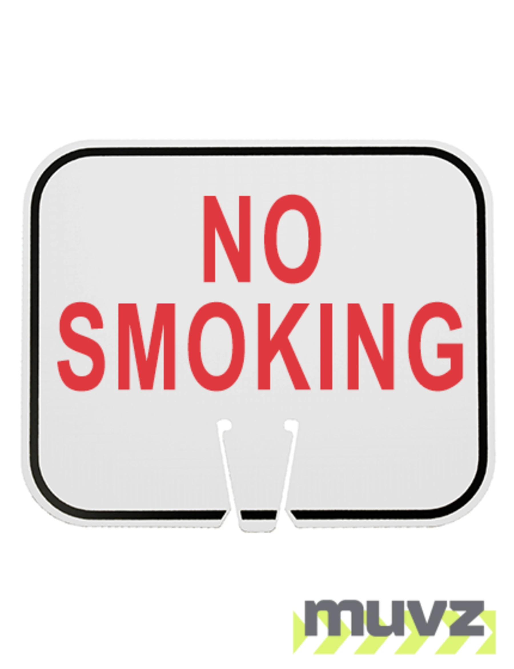 Horizontal, Reflective, Clip-On-Sign