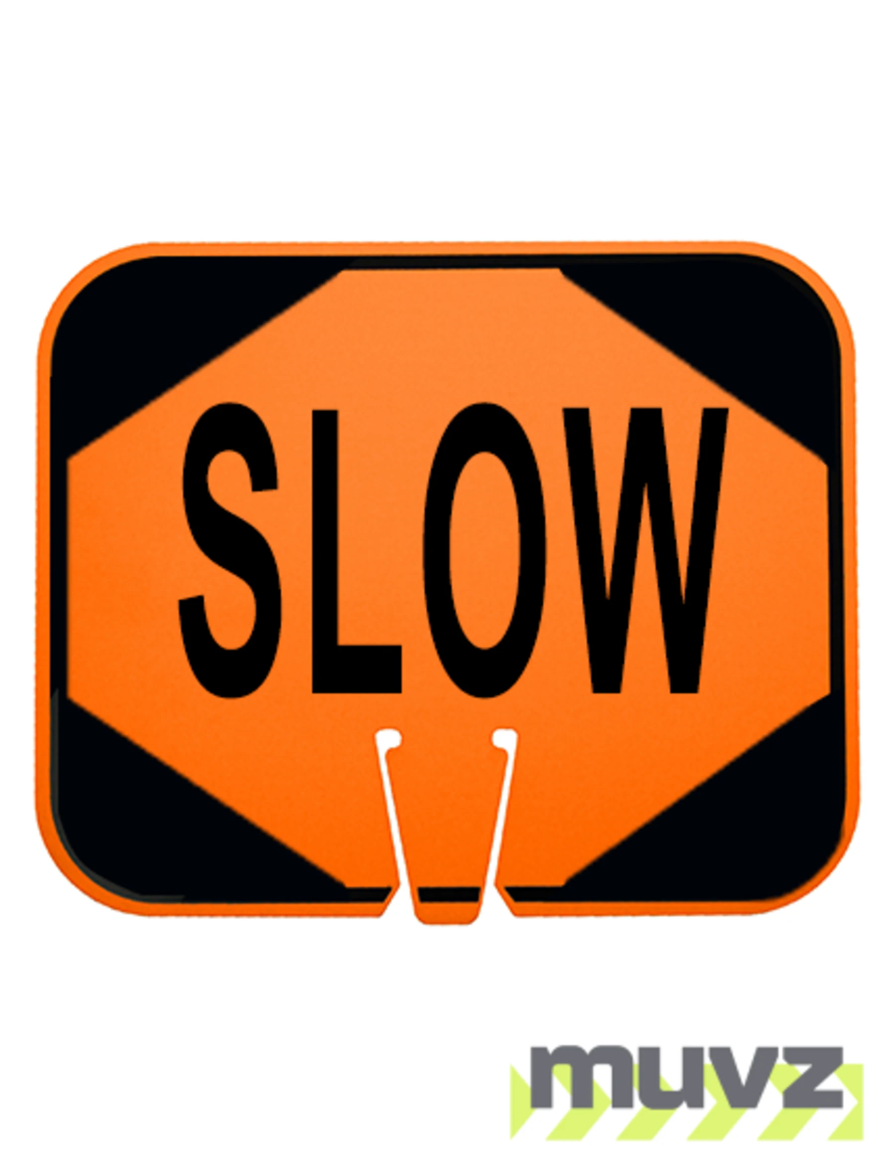 Horizontal, Reflective, Clip-On-Sign