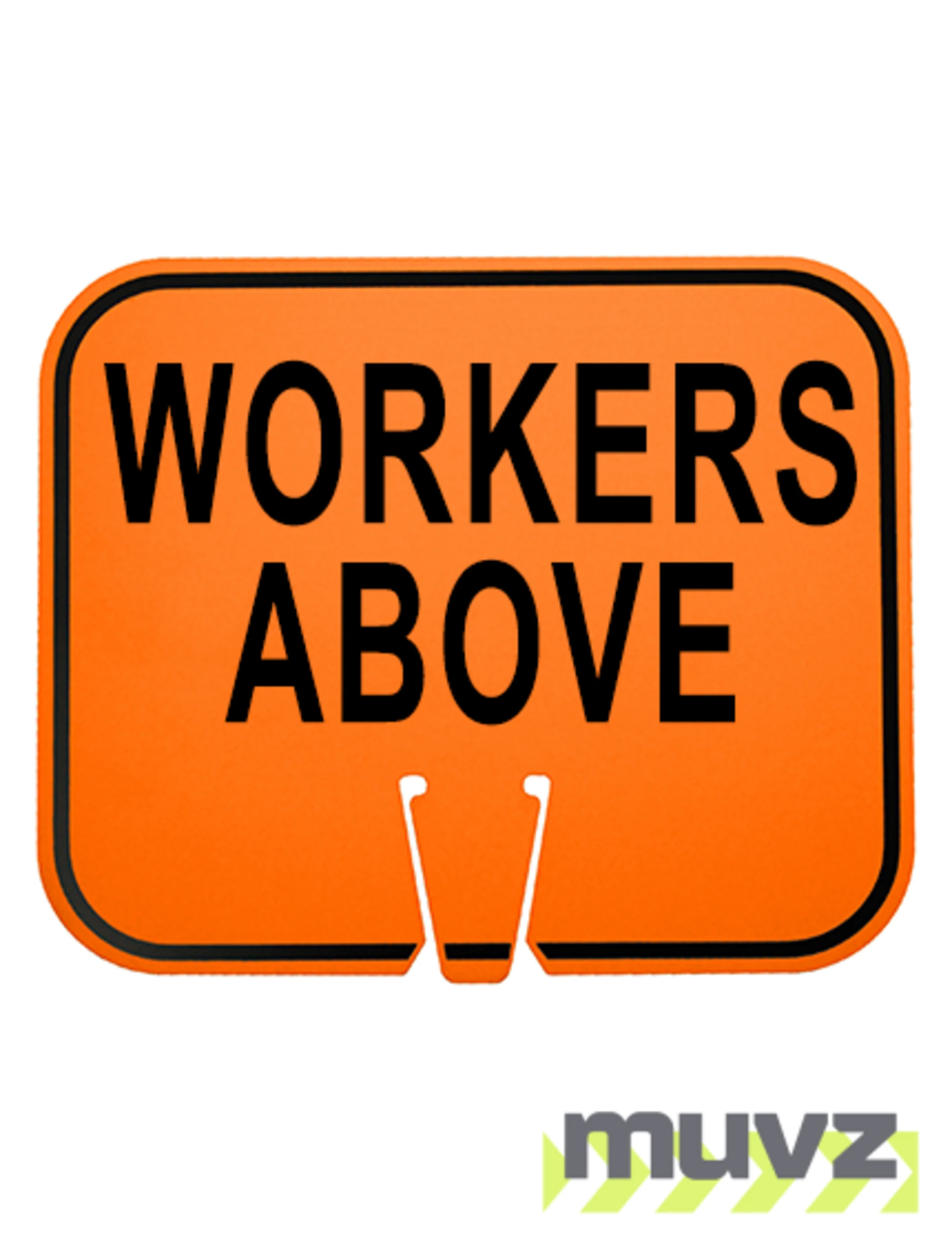 Horizontal, Reflective, Clip-On-Sign