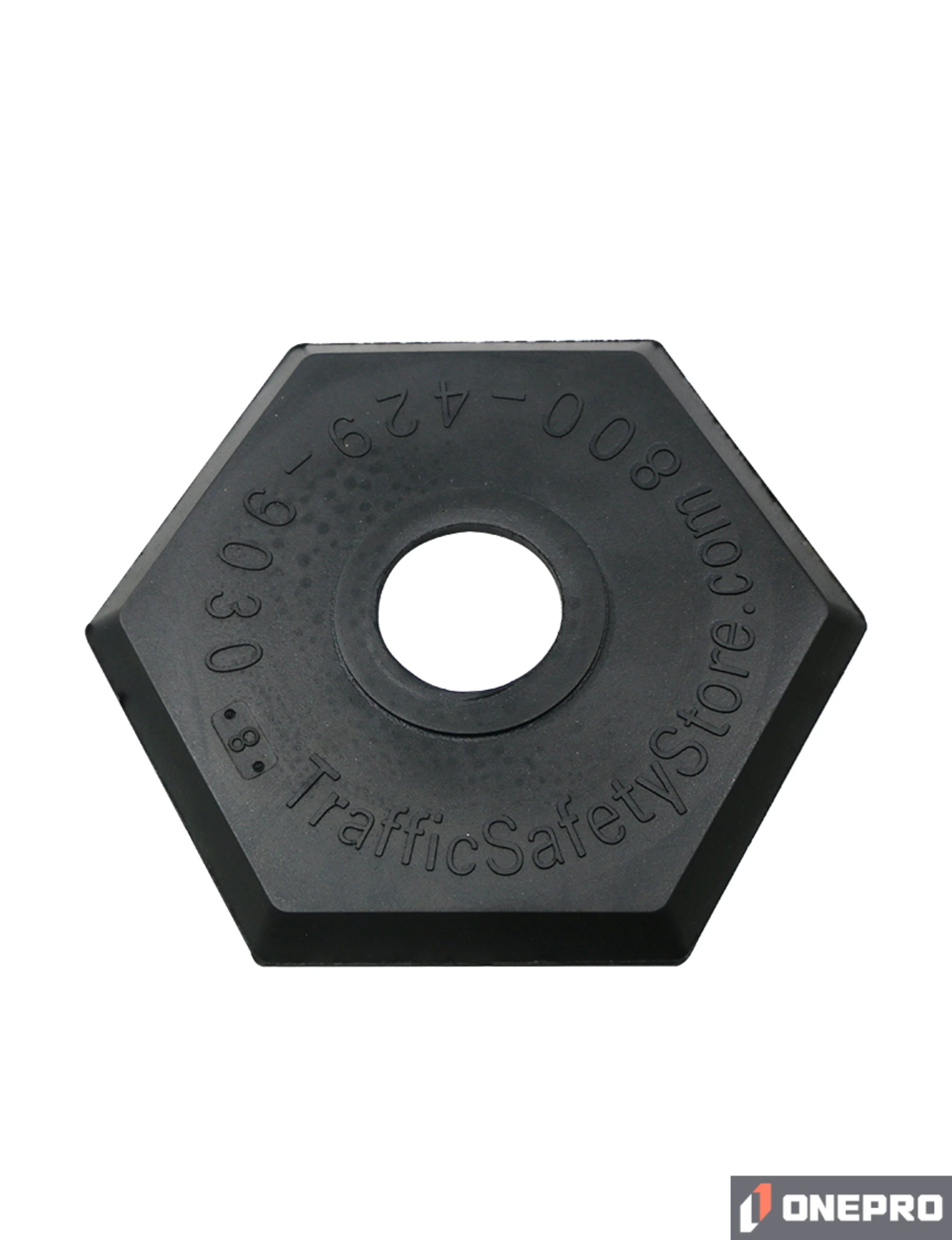 8 lb Base for Delineator Tube (Base Only, No Tube)