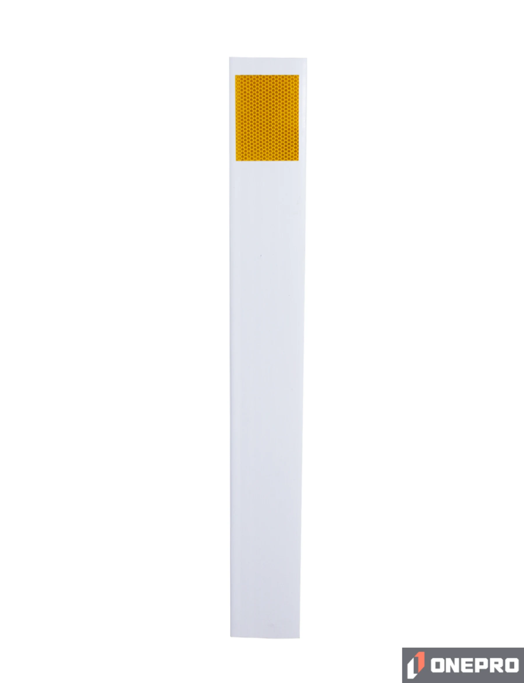 30\" GUARDFLEX GUARDRAIL DELINEATOR, YELLOW with One (1) Reflective Panel and Mounting Screws (Box of 20) 