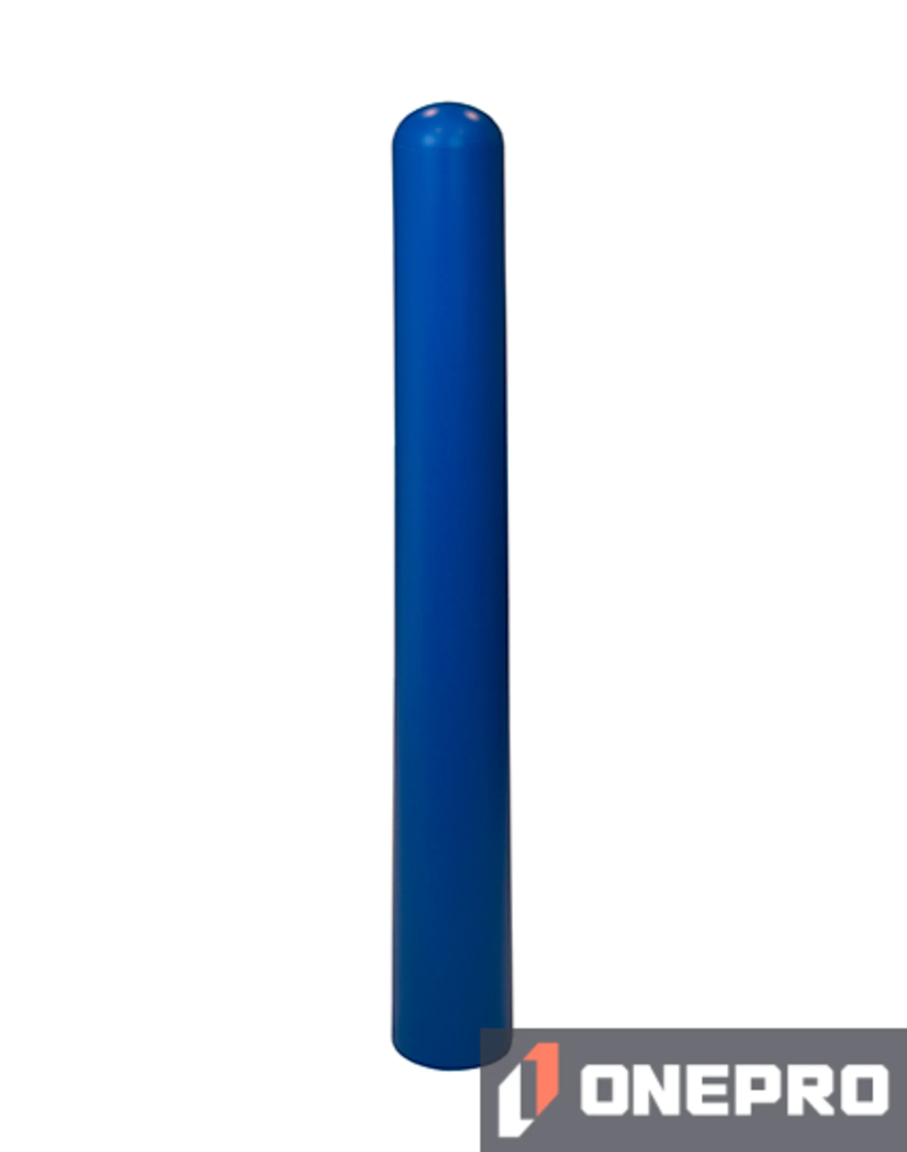 5\" x 52\" Dome Top Blue Bollard Cover