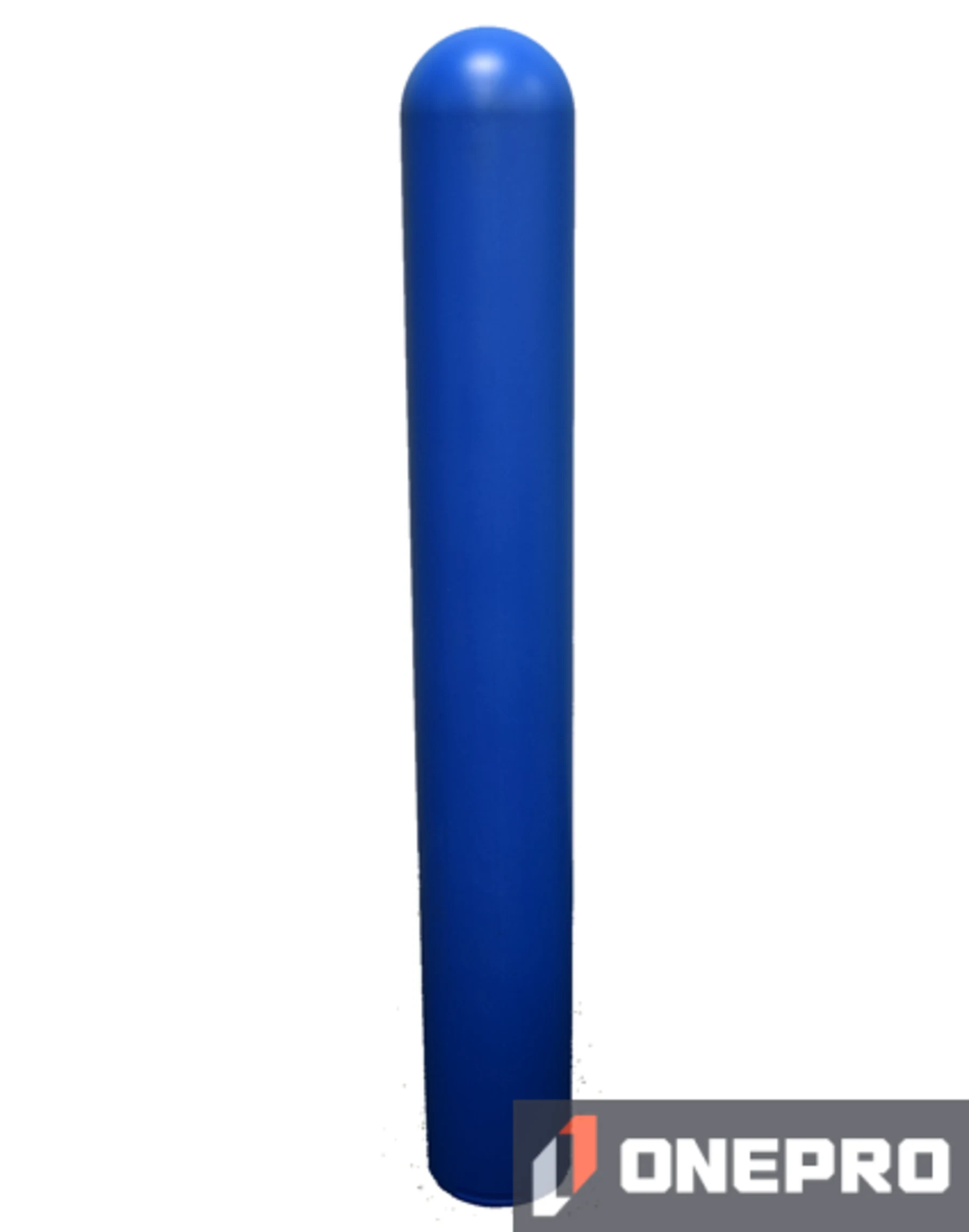 7\" x 52\" Dome Top Blue Bollard Cover