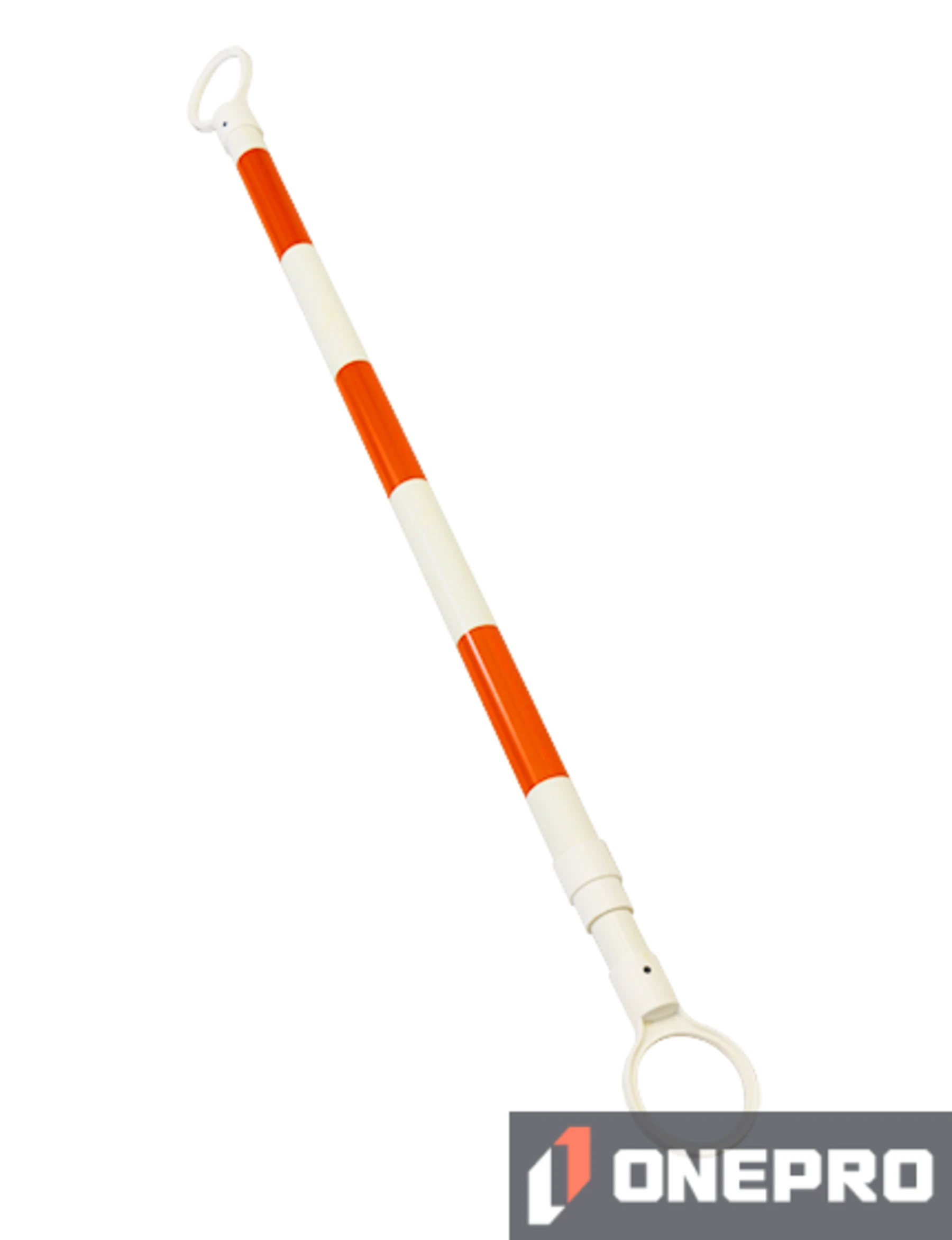 4\u0027 - 7\u0027, \u0027Economy\u0027, Orange \u0026 White Reflective Cone Bar