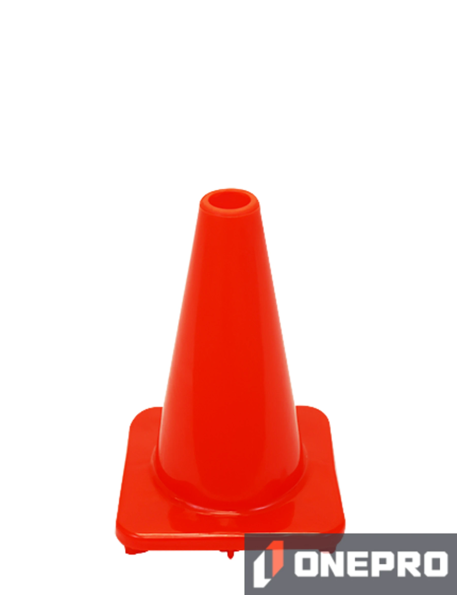 Solid Orange 12\" Economy Traffic Cone