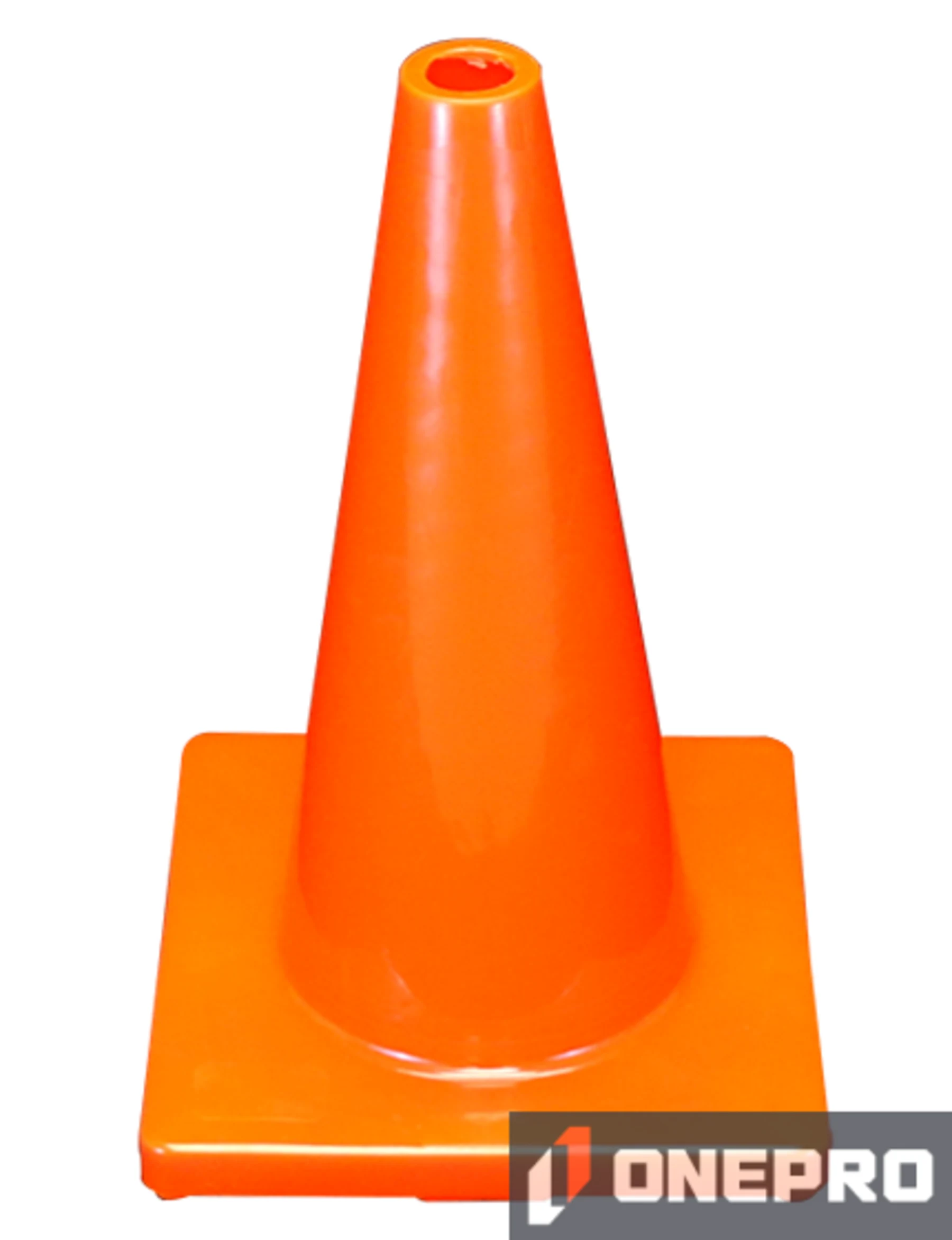 Solid Orange 18\" Economy Traffic Cone