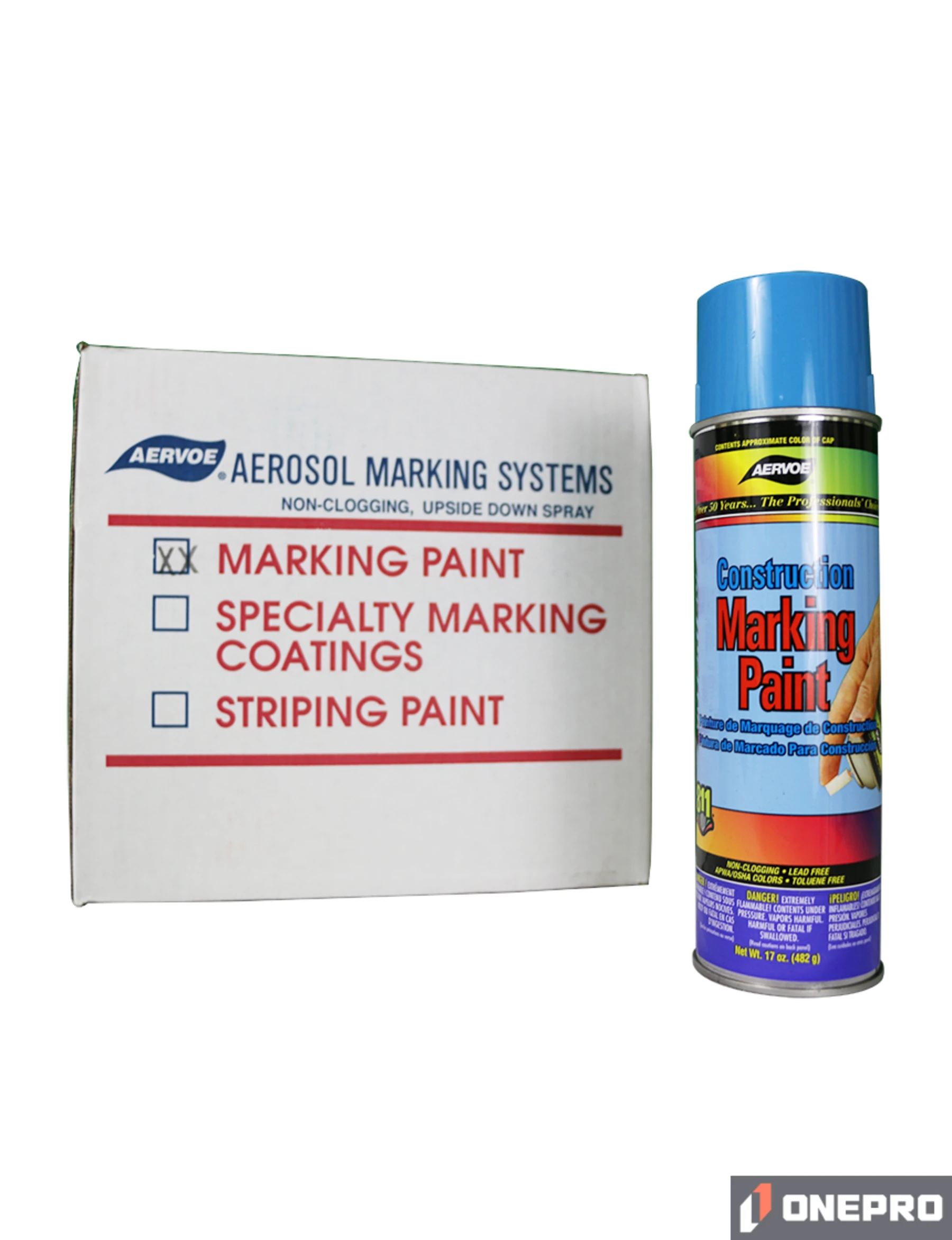 Blue Construction Marking Paint (Case of 12)