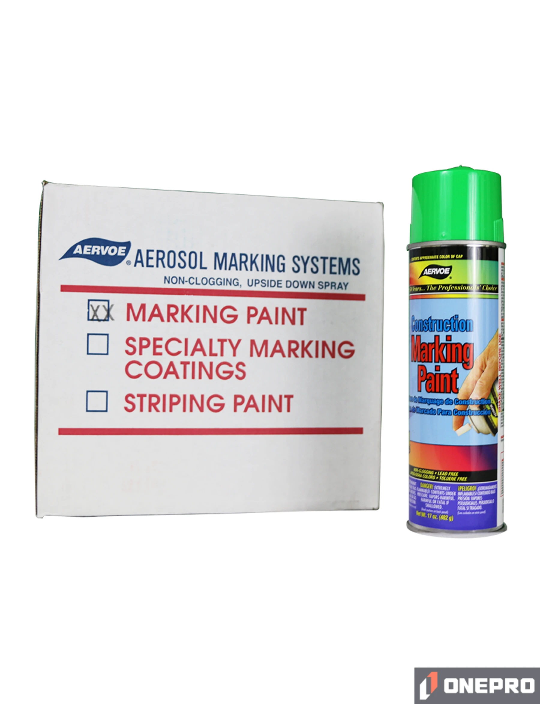 Green Construction Marking Paint (Case of 12)