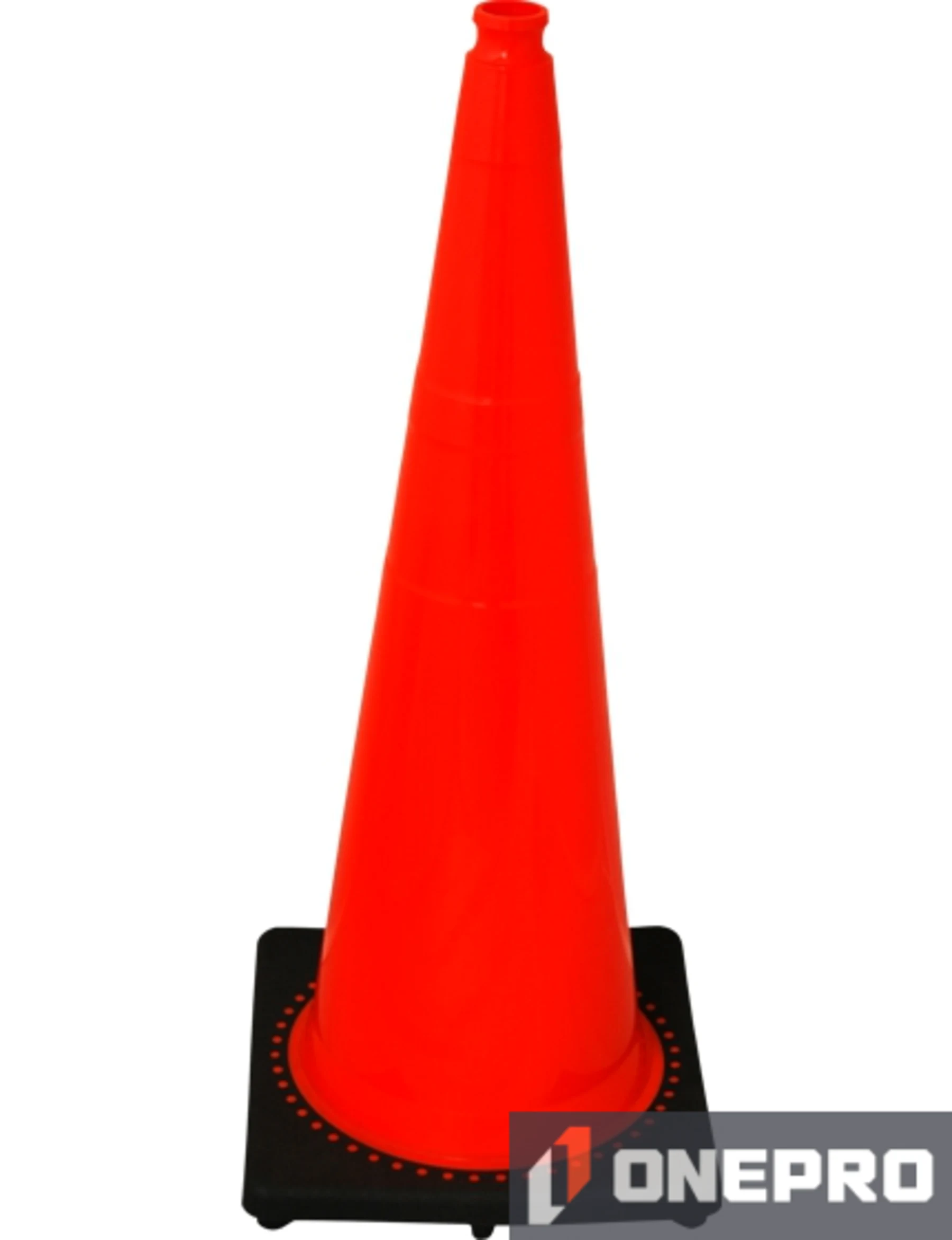 Orange 36\" 10.0 lb Black Base Cone