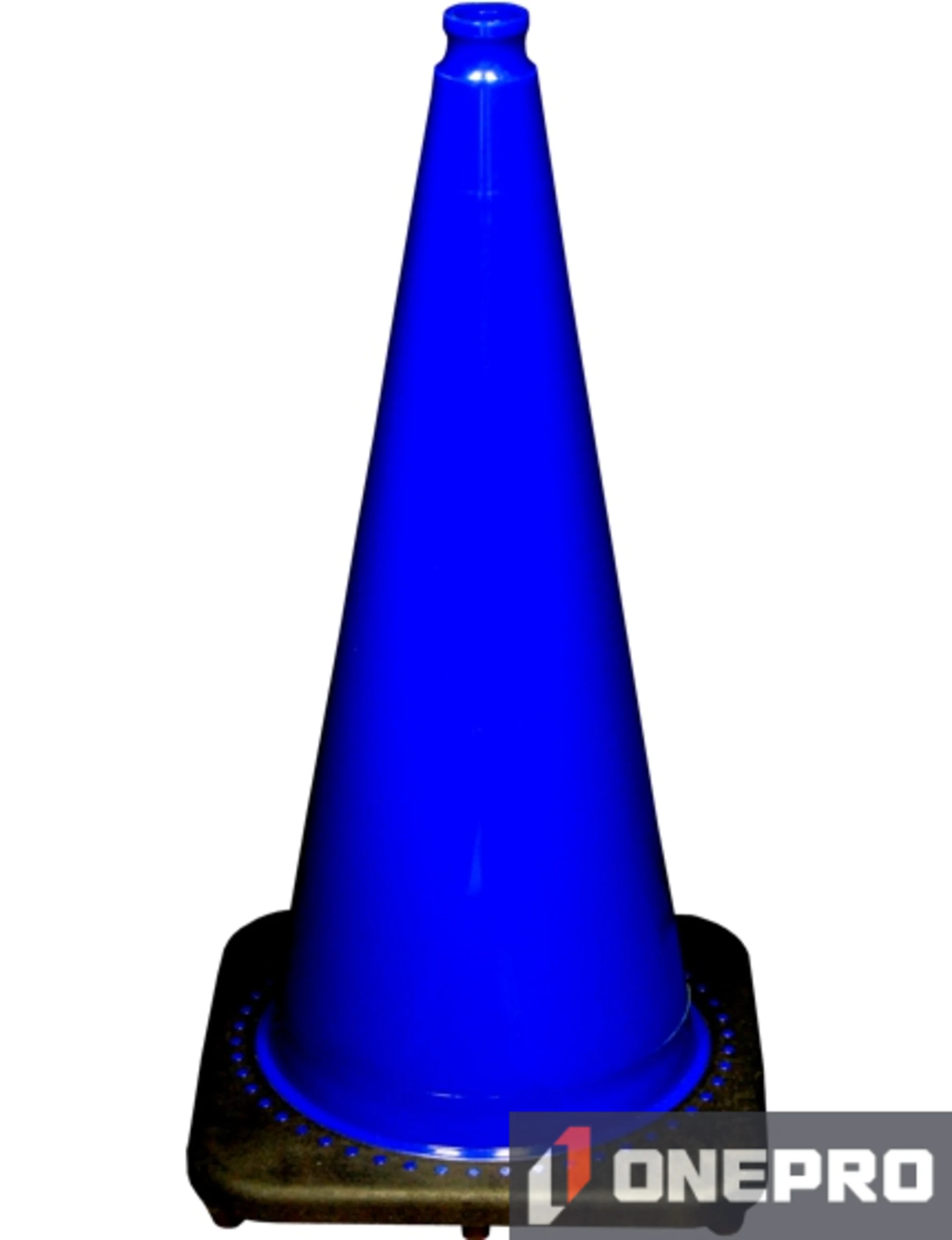 28\" Blue 7.0 lb Traffic Cone