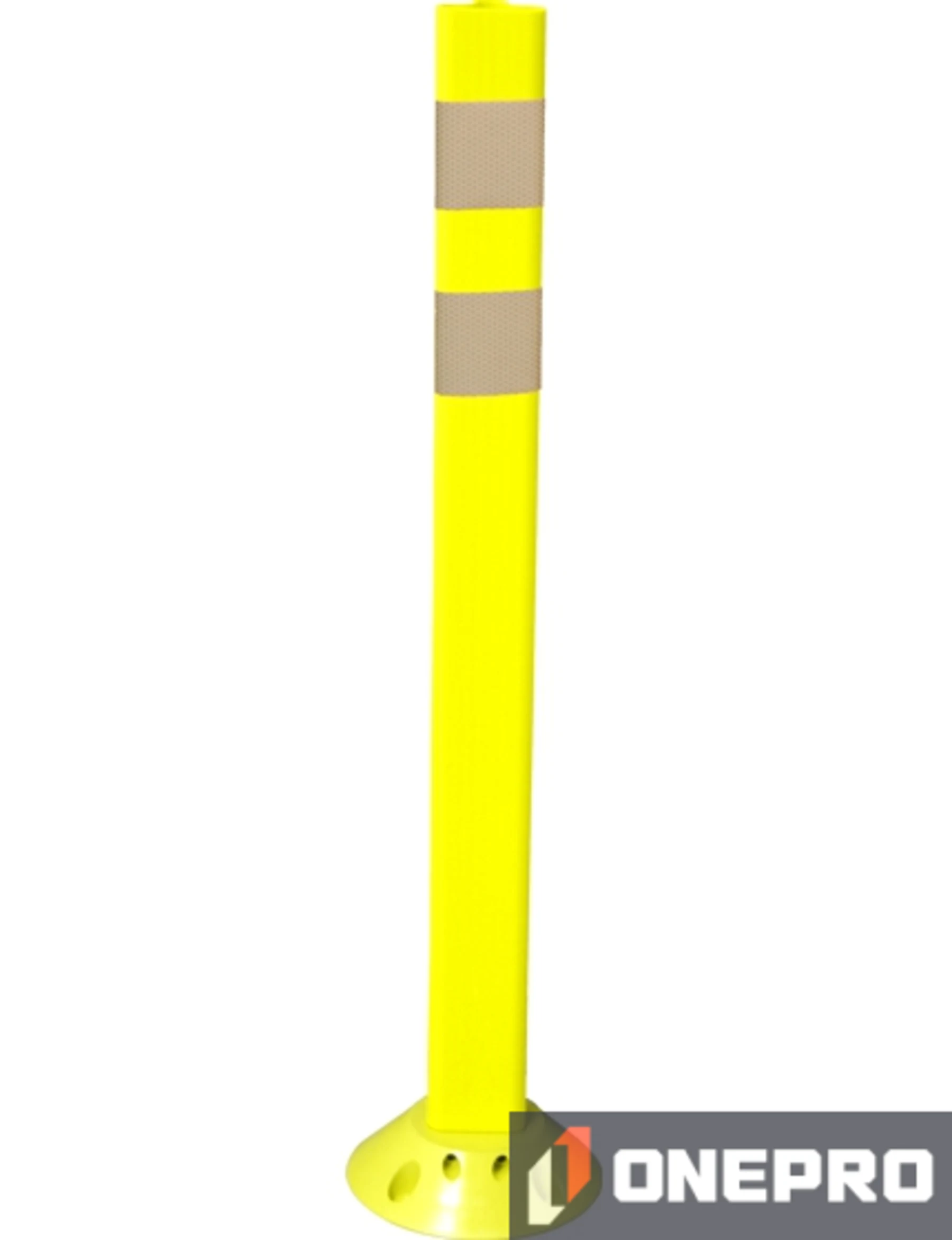 Yellow Pexco Premium Poly-Urethane Delineator Post