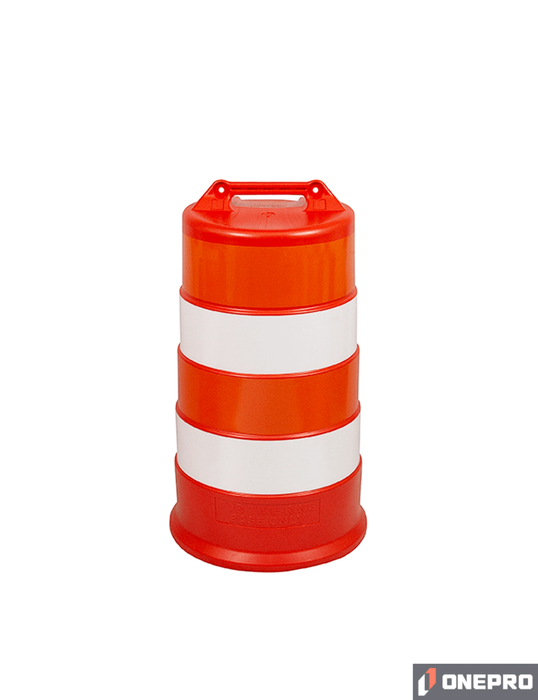 36\" Tall Channelizer Drum w/Four (4) 6\" Engineer Grade Reflective Stripes (No Base)