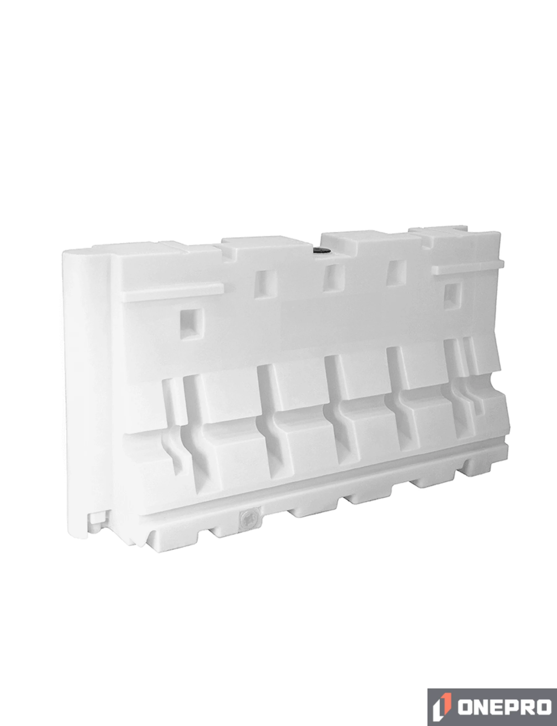 White, 100 lb \u0027Lite-Weight\u0027, Jersey Style Barricade
