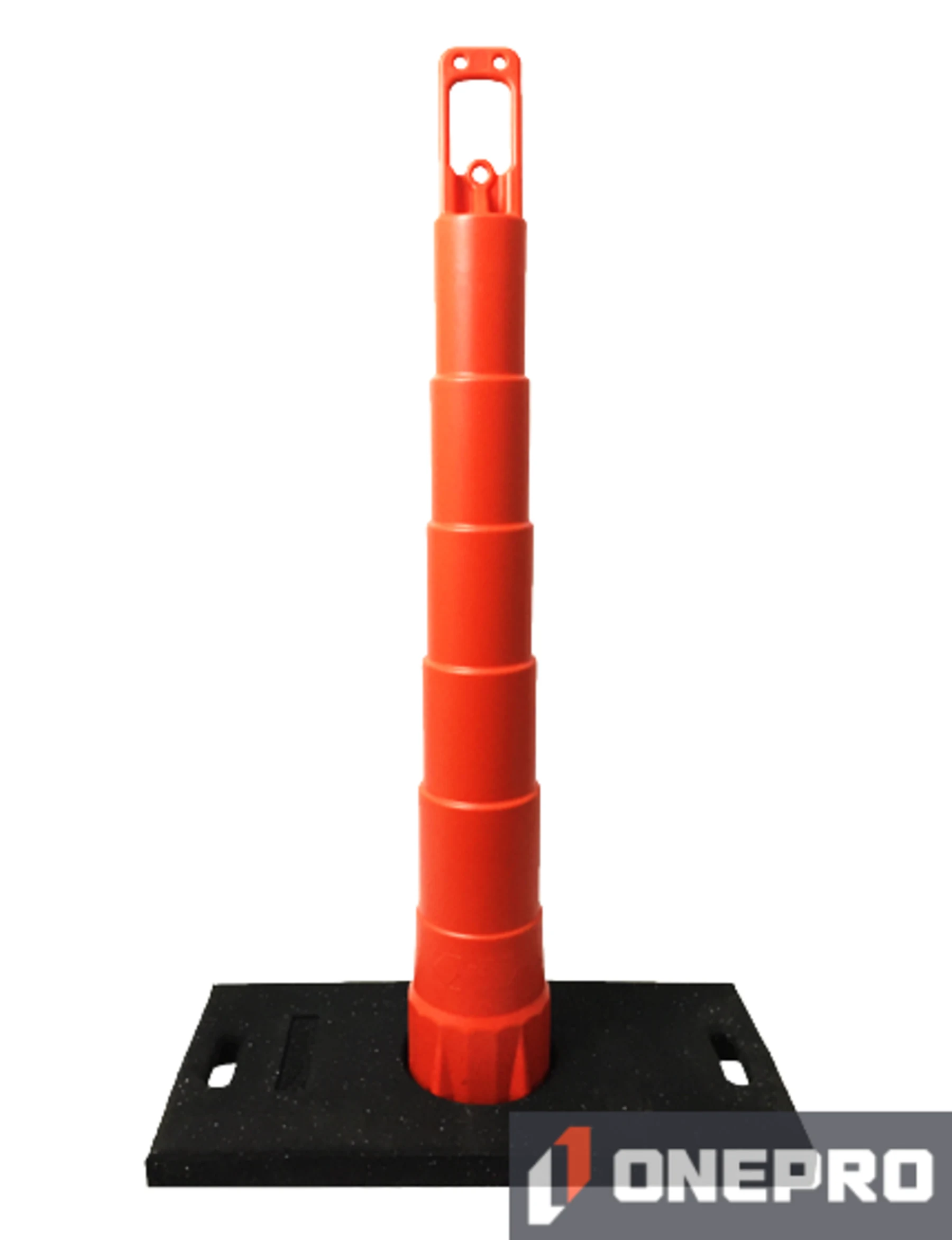 42\" Channelizer Cone with 30 lb Recycled Rubber Base
