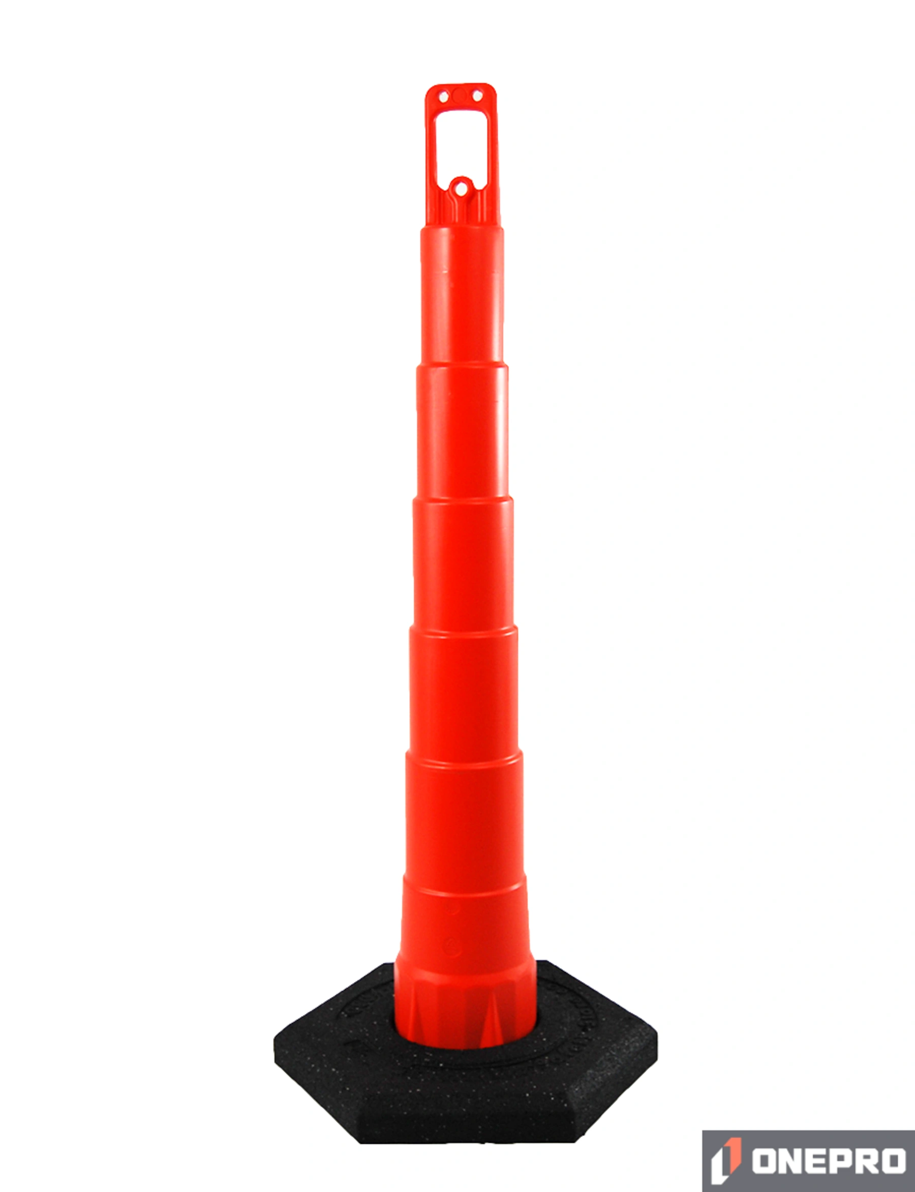 42\" Channelizer Cone with 16 lb Recycled Rubber Base