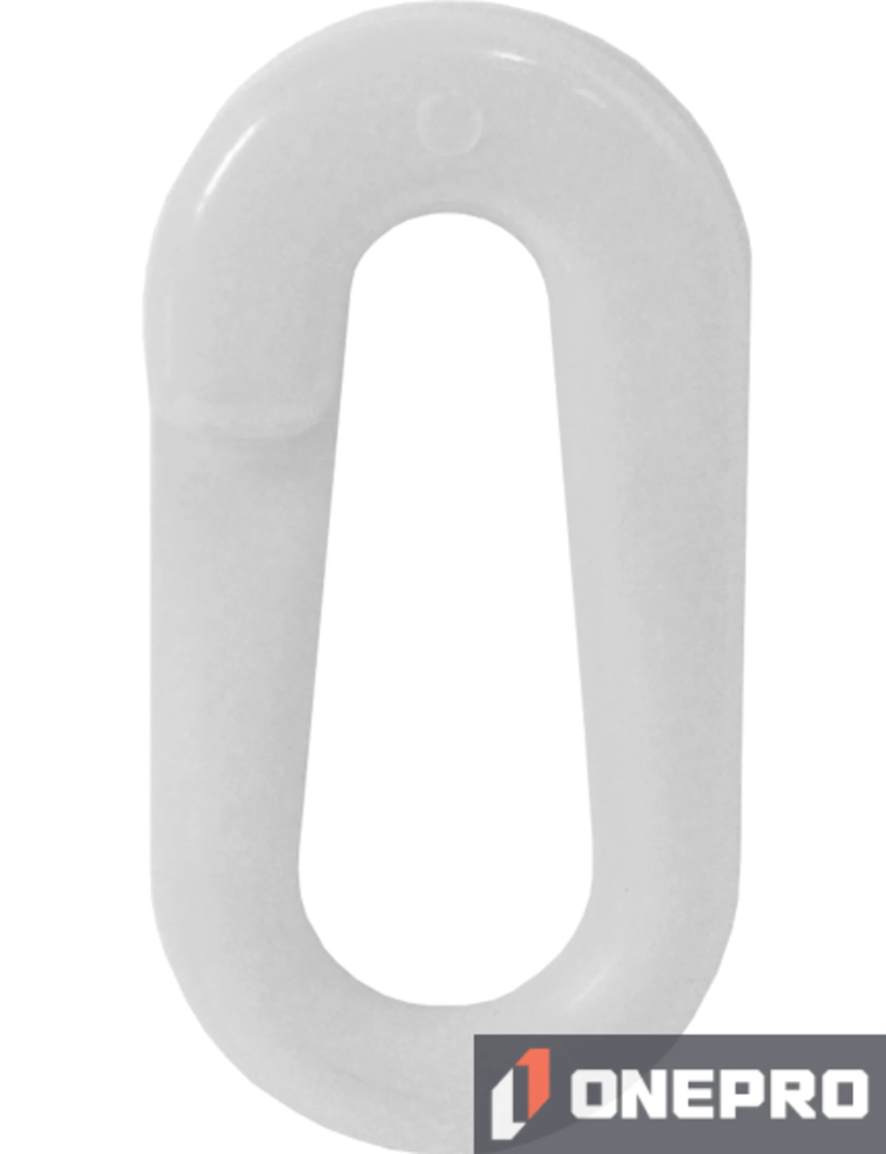 2\" White Connecting Link for Plastic Chain