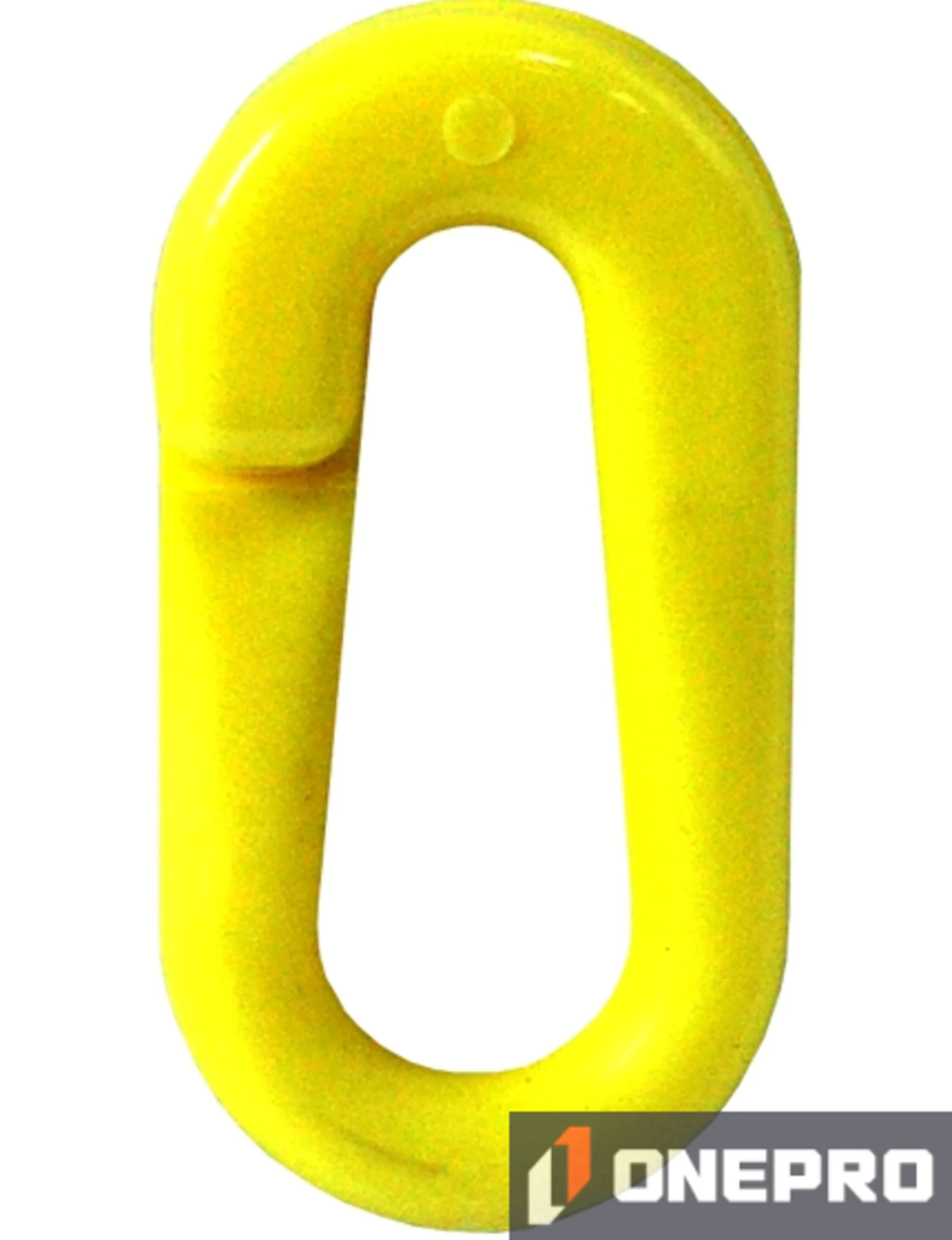 2\" Yellow Connecting Link for Plastic Chain