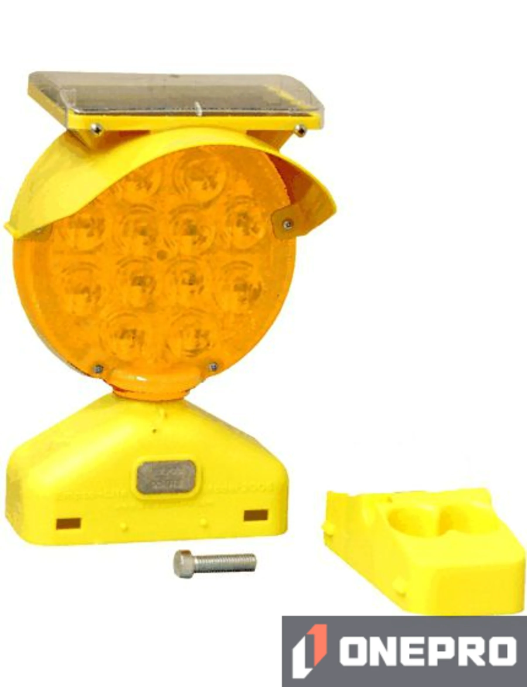Economy Solar Assist Type B Flasher, Yellow