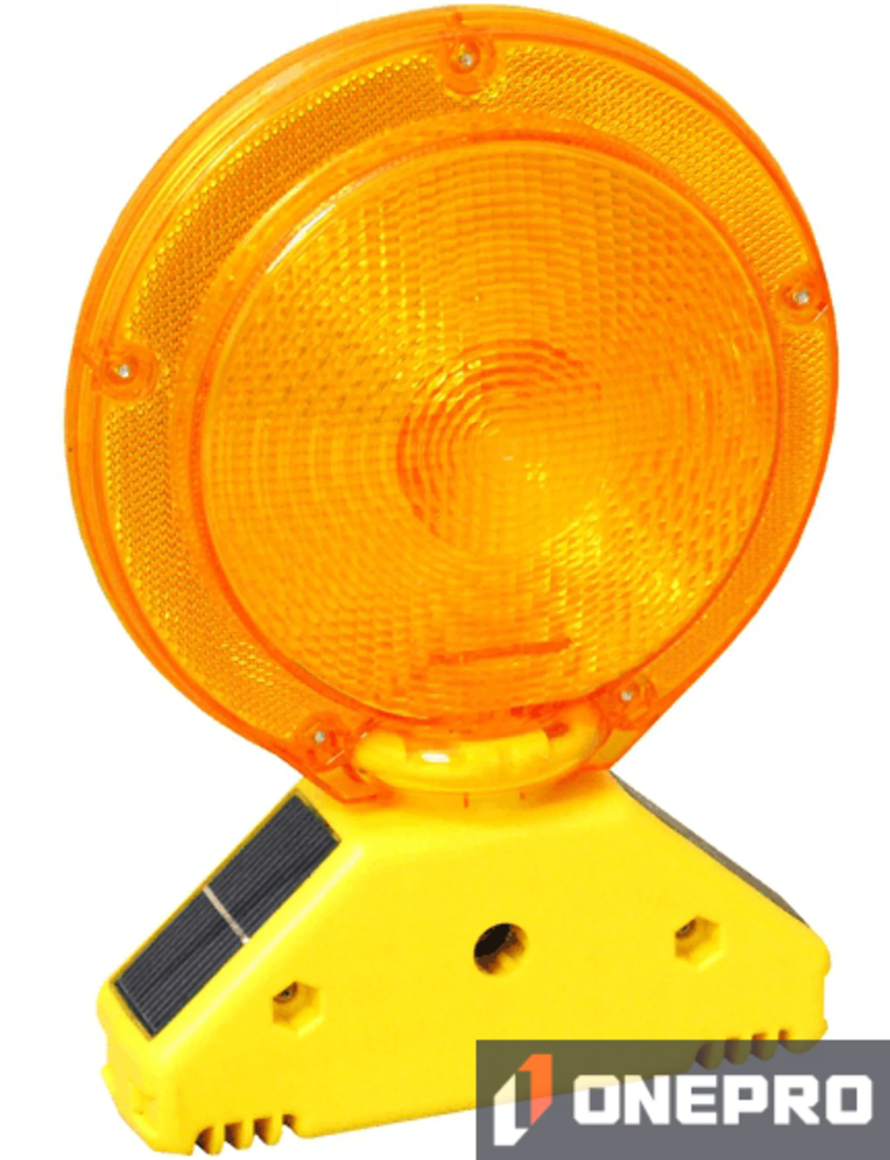 \u0027Standard\u0027 Solar Barricade Flasher, Yellow