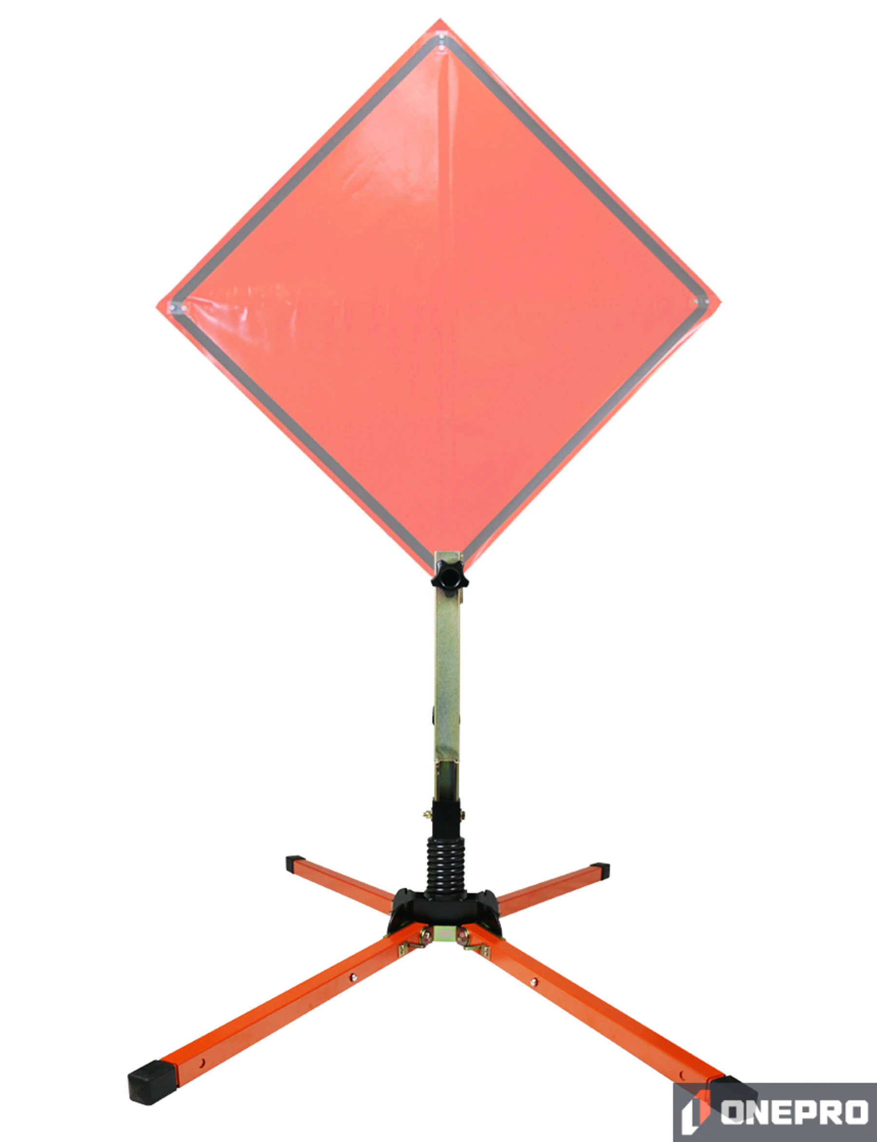 Single Spring Sign Stand w/ Universal Bracket