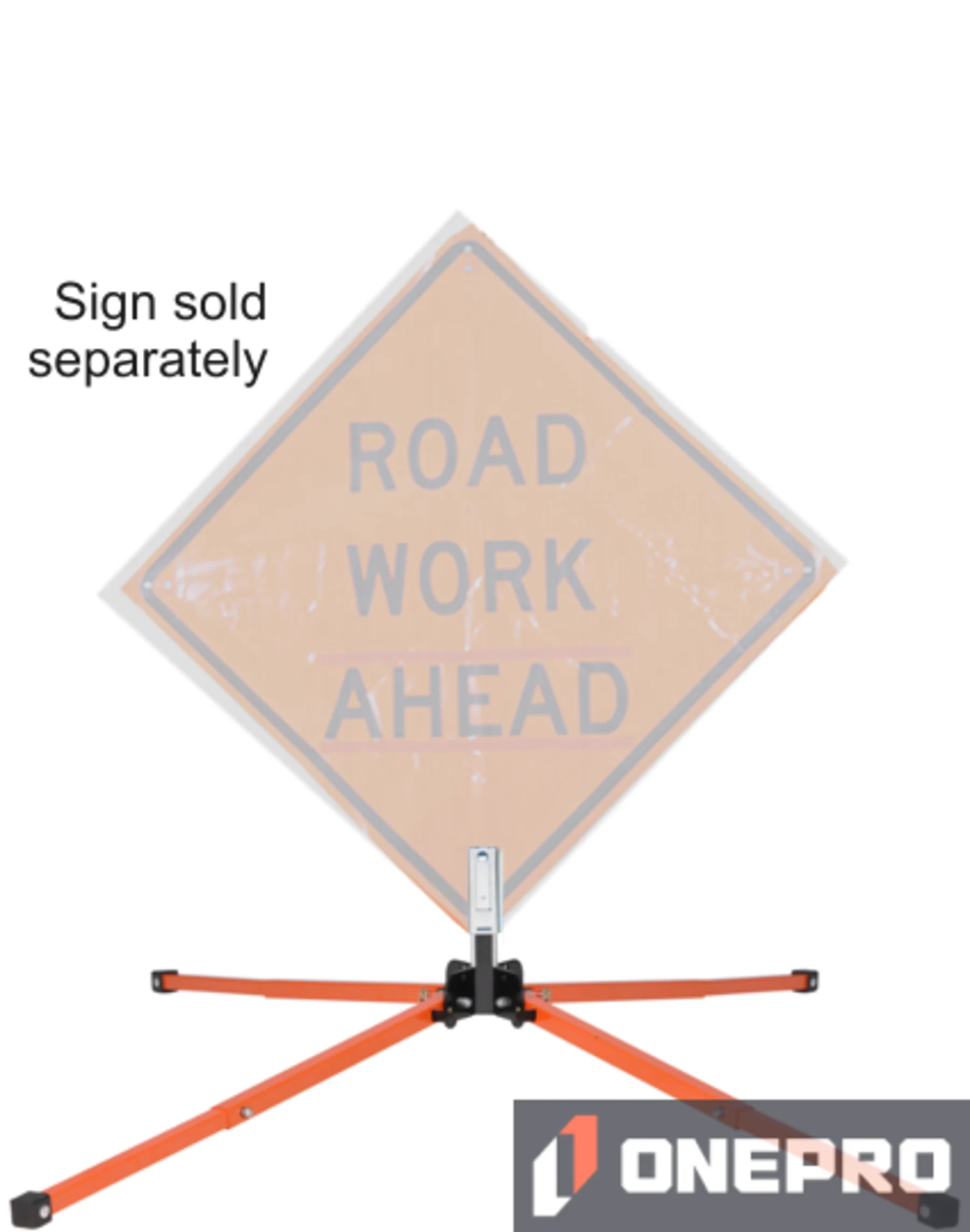 Springless Sign Stand w/ \"Auto-Latch\" Bracket