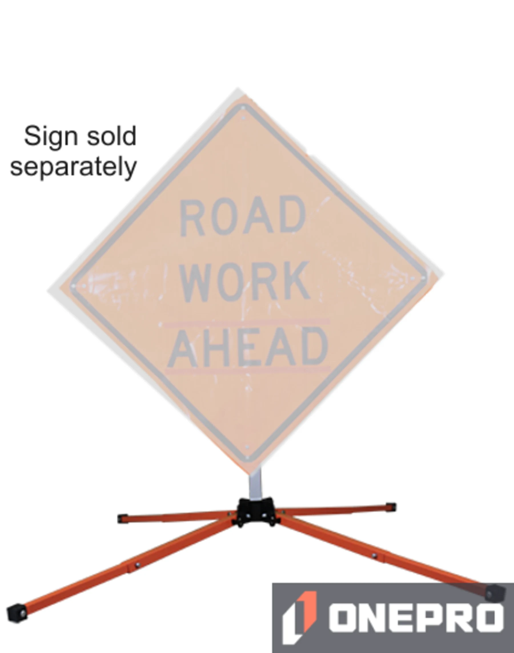 Springless Sign Stand w/ Universal Bracket