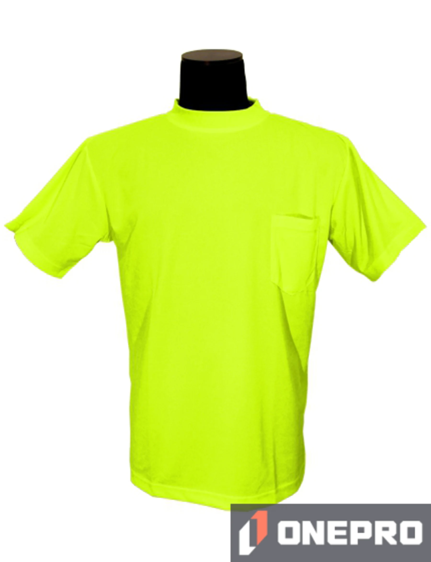 Lime High Visibility Microfiber T-Shirt