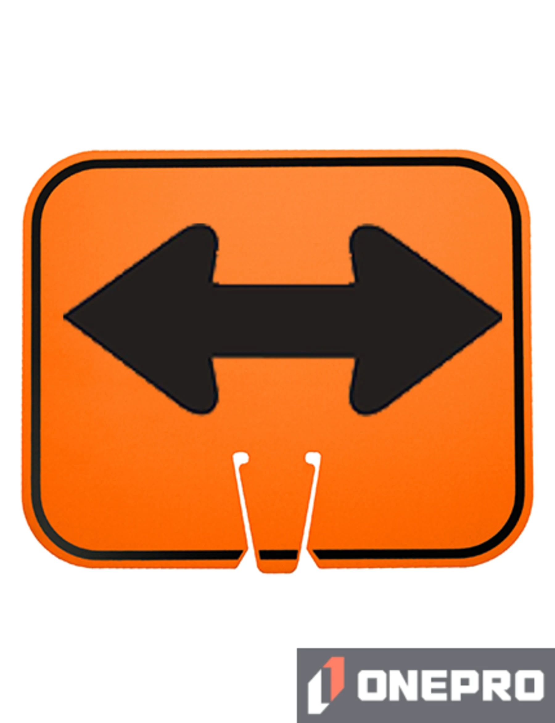 Horizontal, Reflective, Clip-On-Sign