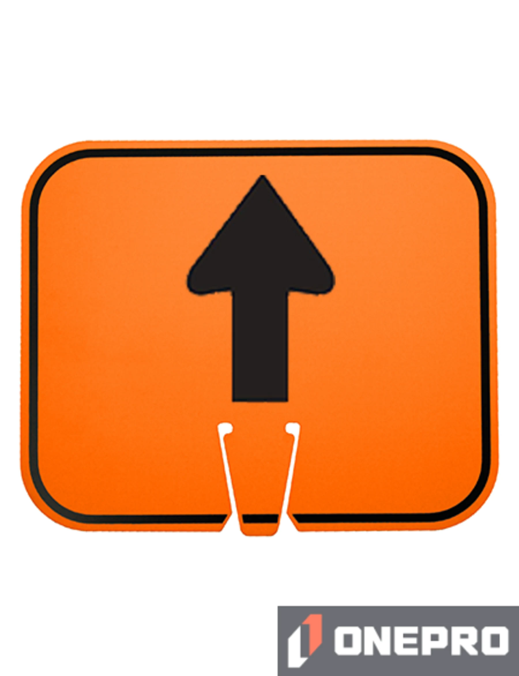 Horizontal, Non-Reflective, Clip-On-Sign