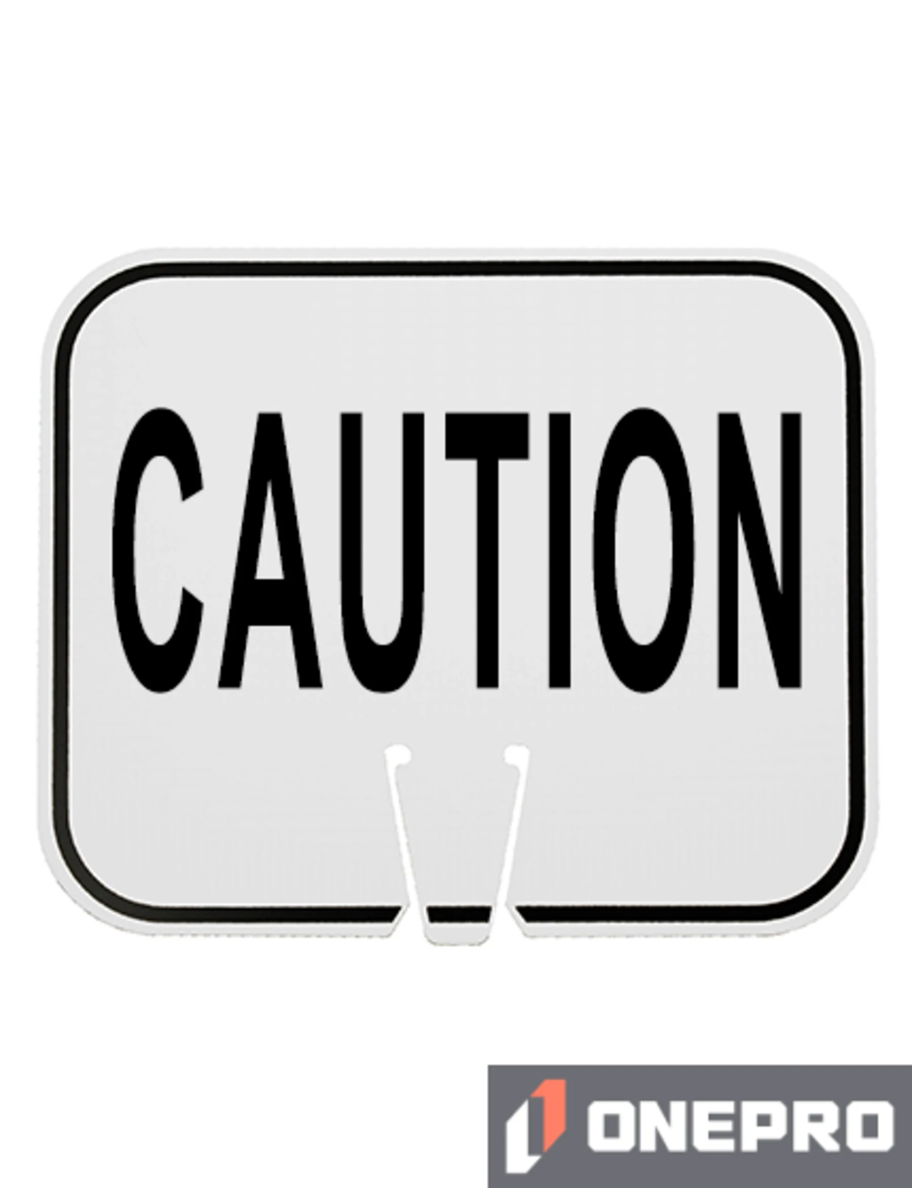 Horizontal, Non-Reflective, Clip-On-Sign