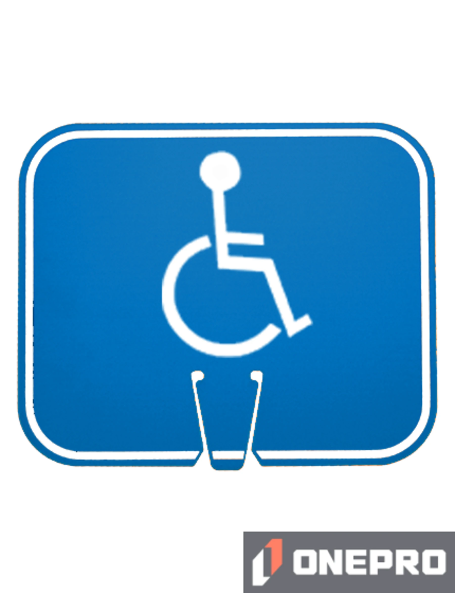 Horizontal, Non-Reflective, Clip-On-Sign