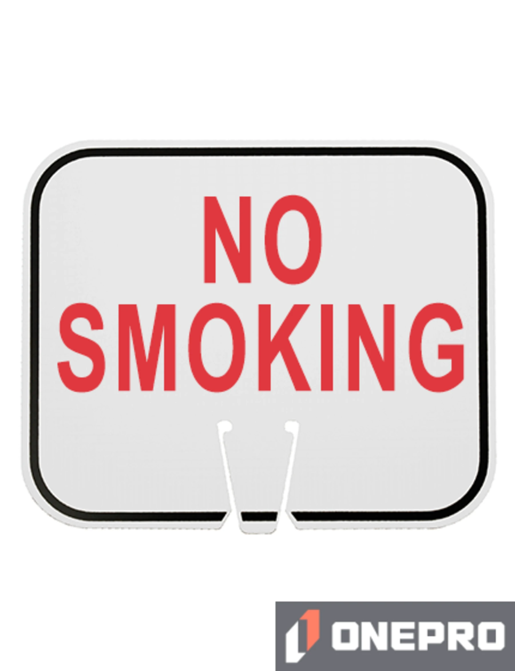 Horizontal, Reflective, Clip-On-Sign