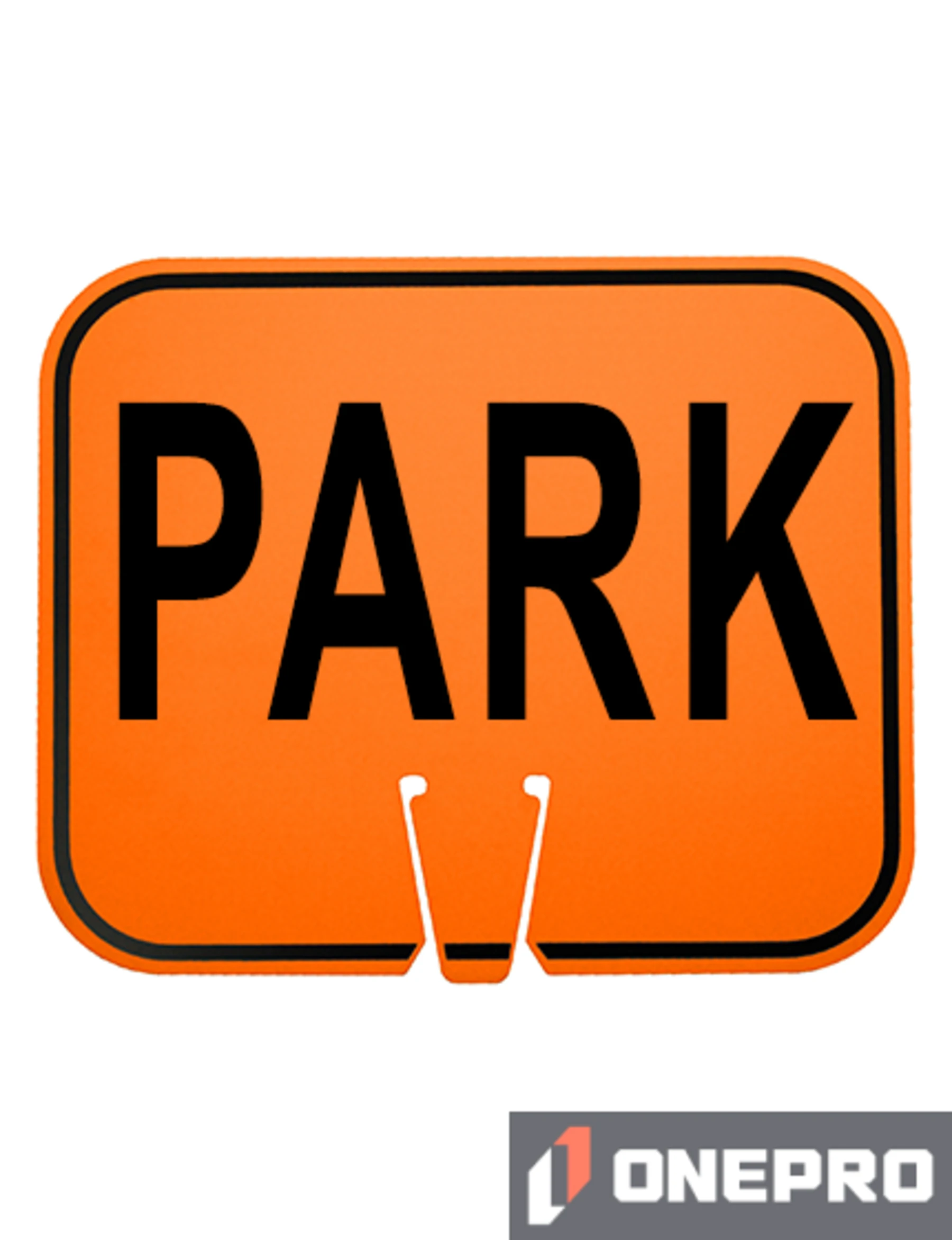 Horizontal, Reflective, Clip-On-Sign