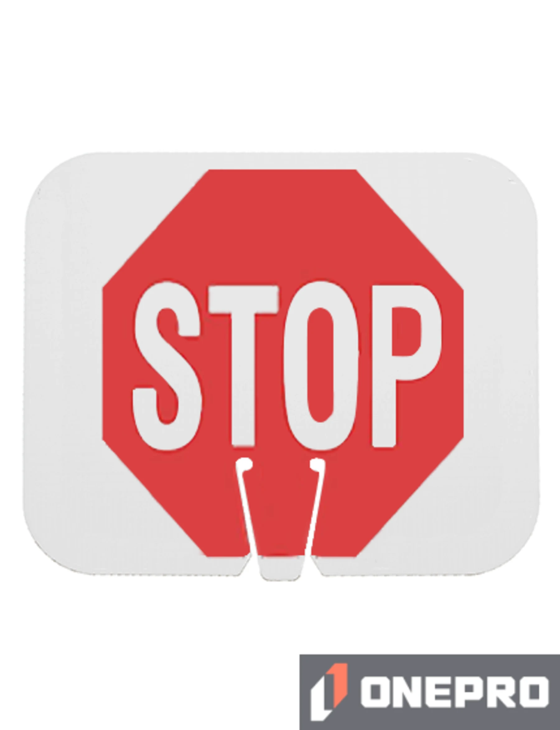 Horizontal, Reflective, Clip-On-Sign