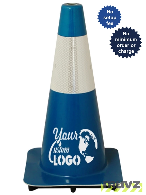 18\" Blue Traffic Cones