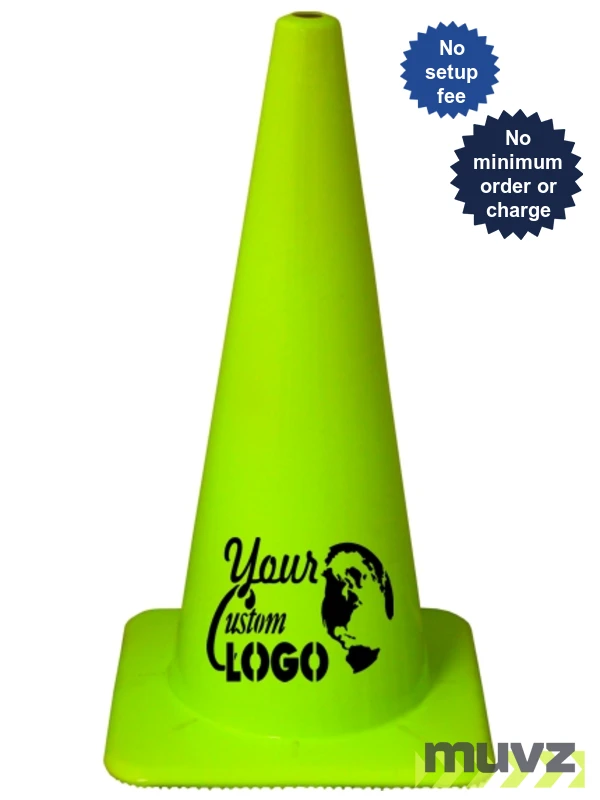 28\" Lime Traffic Cones 